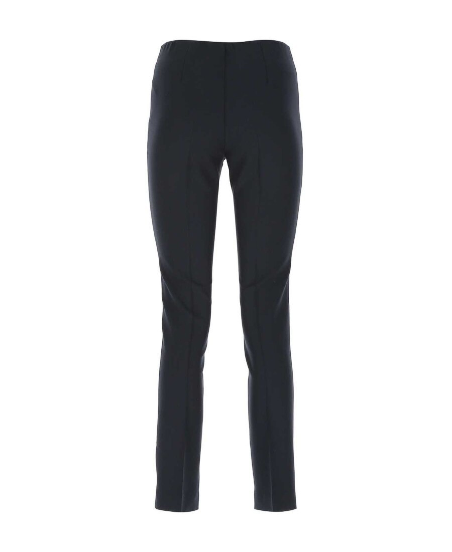 Shop P.a.r.o.s.h Tapered Leg Trousers In Black
