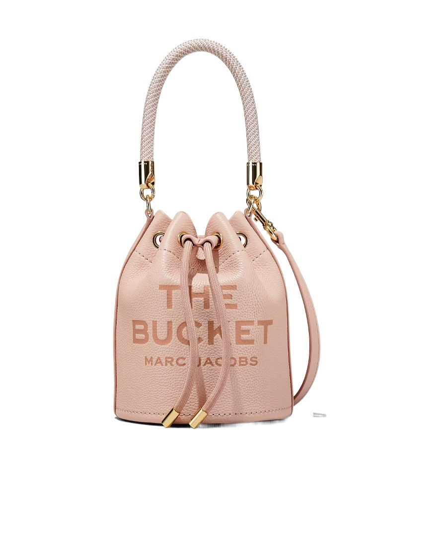 Shop Marc Jacobs The Leather Bucket Bag In Nude