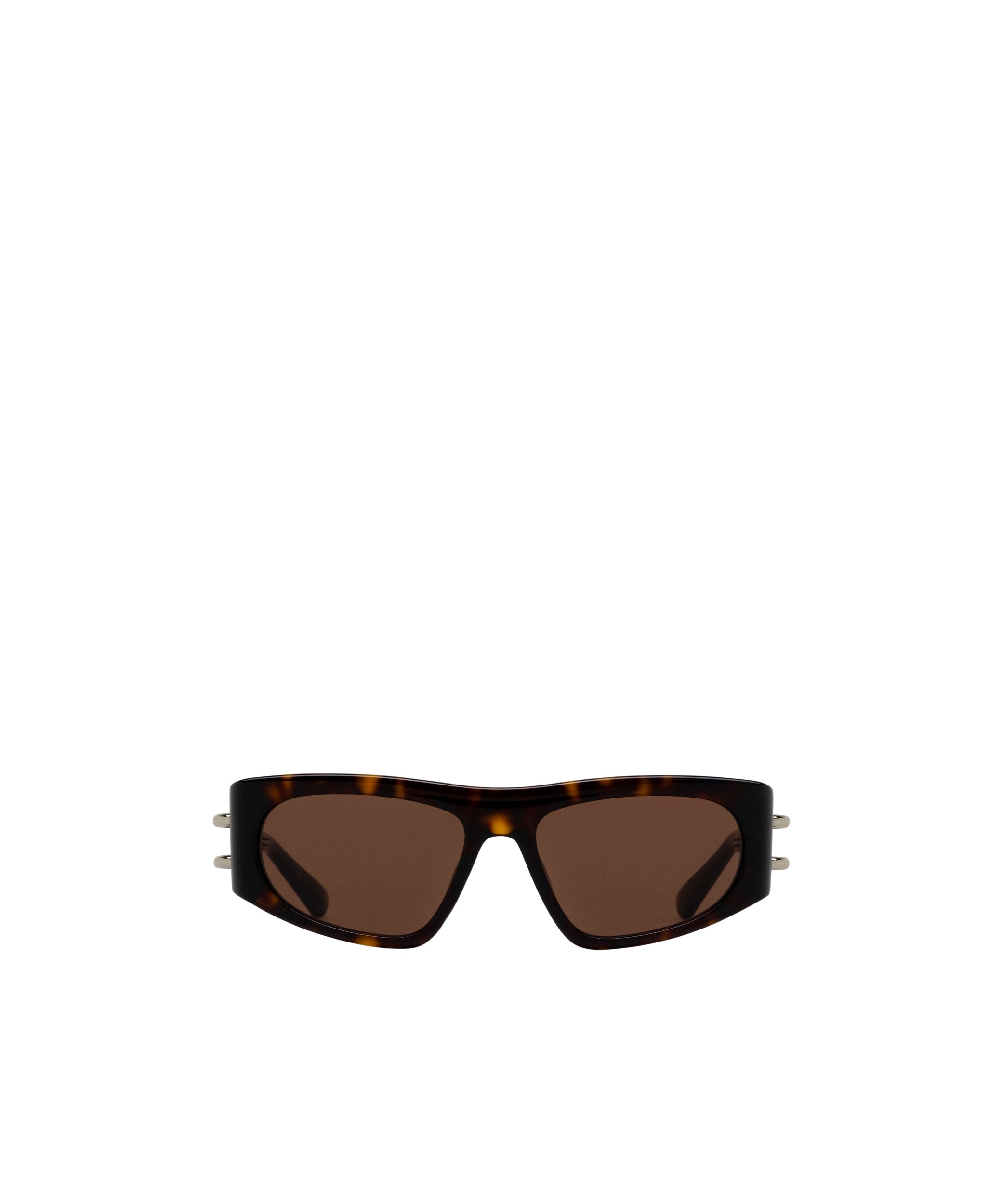 Alexander Mcqueen Geometric Sunglasses In Green