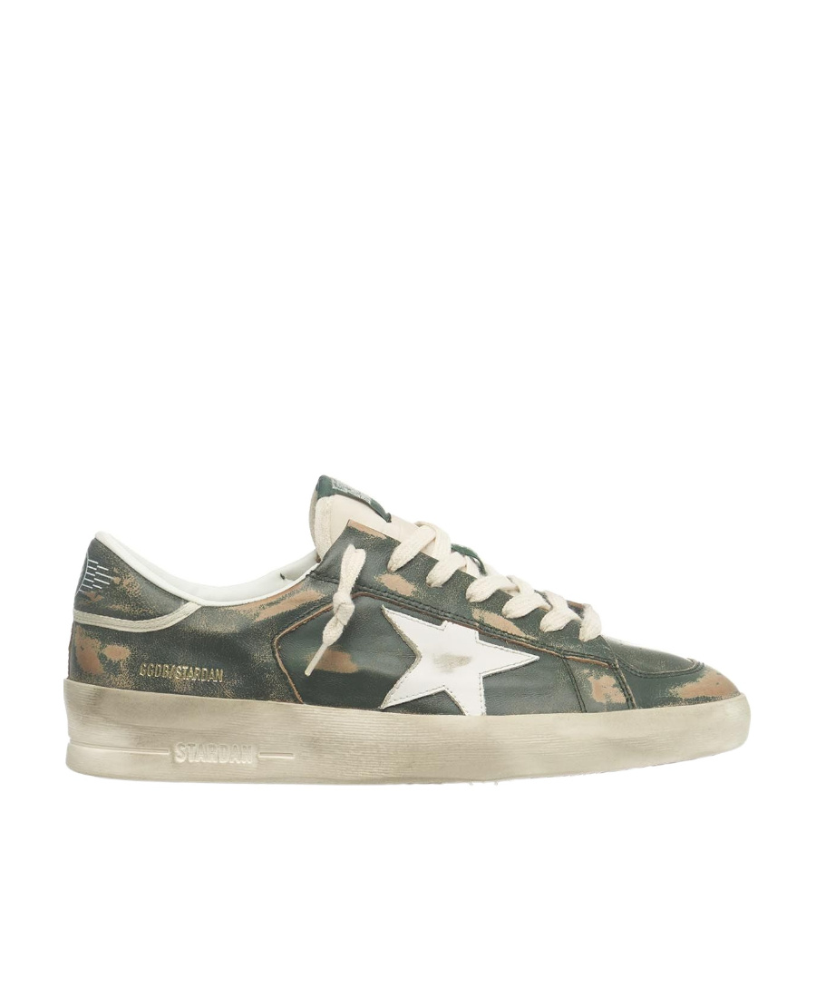 Golden Goose Deluxe Brand Stardan Distressed Lace In Nude