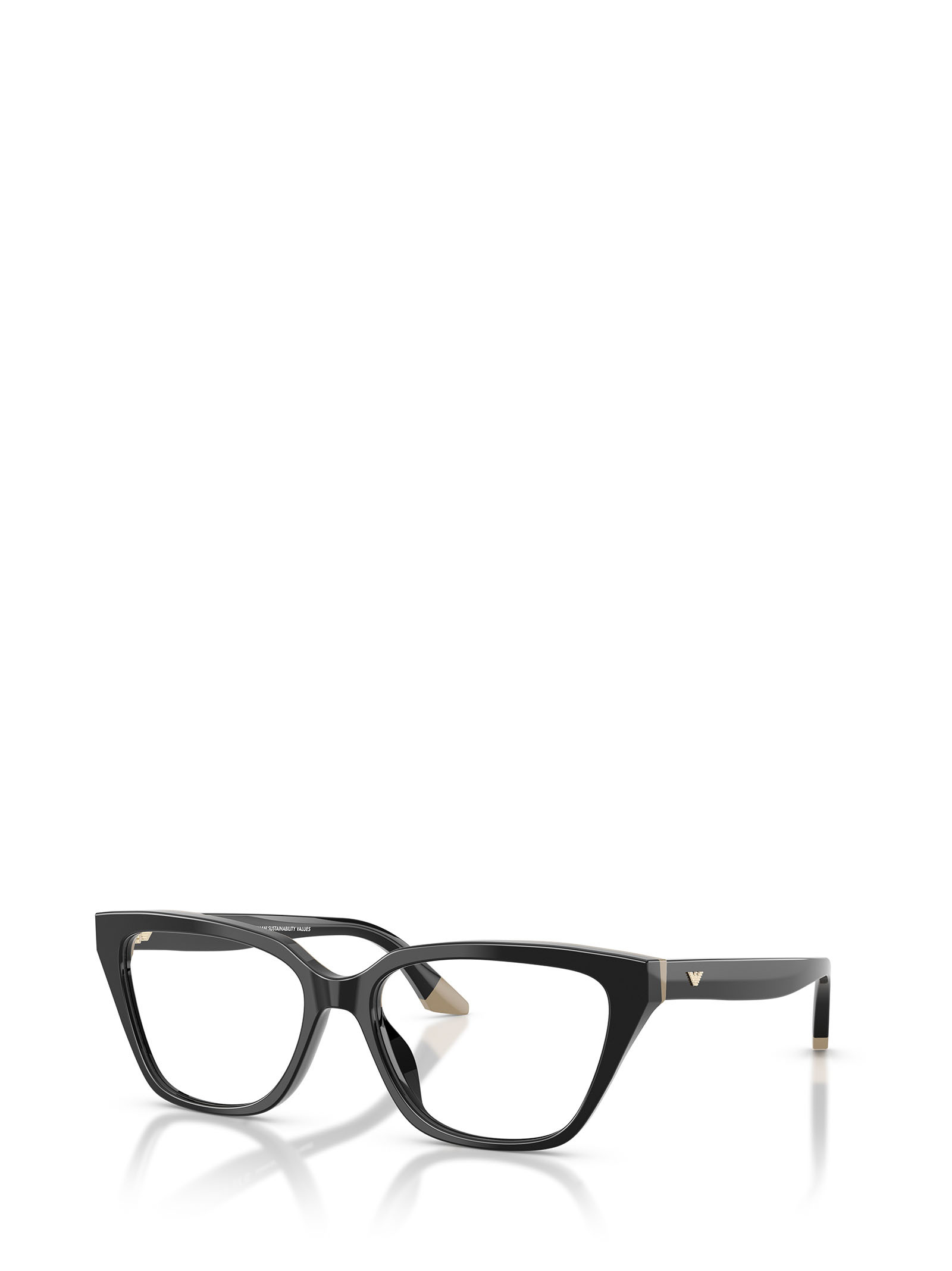 Emporio Armani Full-frame Plain Glasses In Black