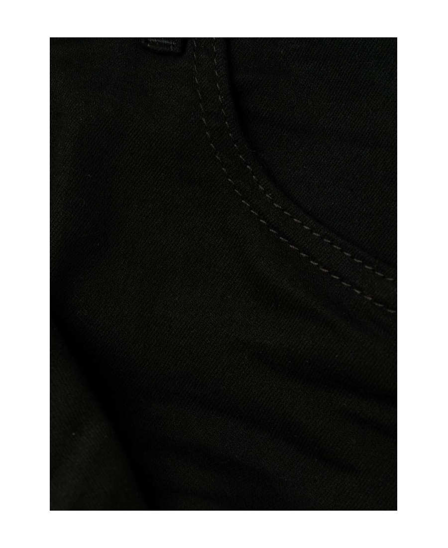 Dsquared2 Cotton Cargo Trouser With Logo Patch In Black