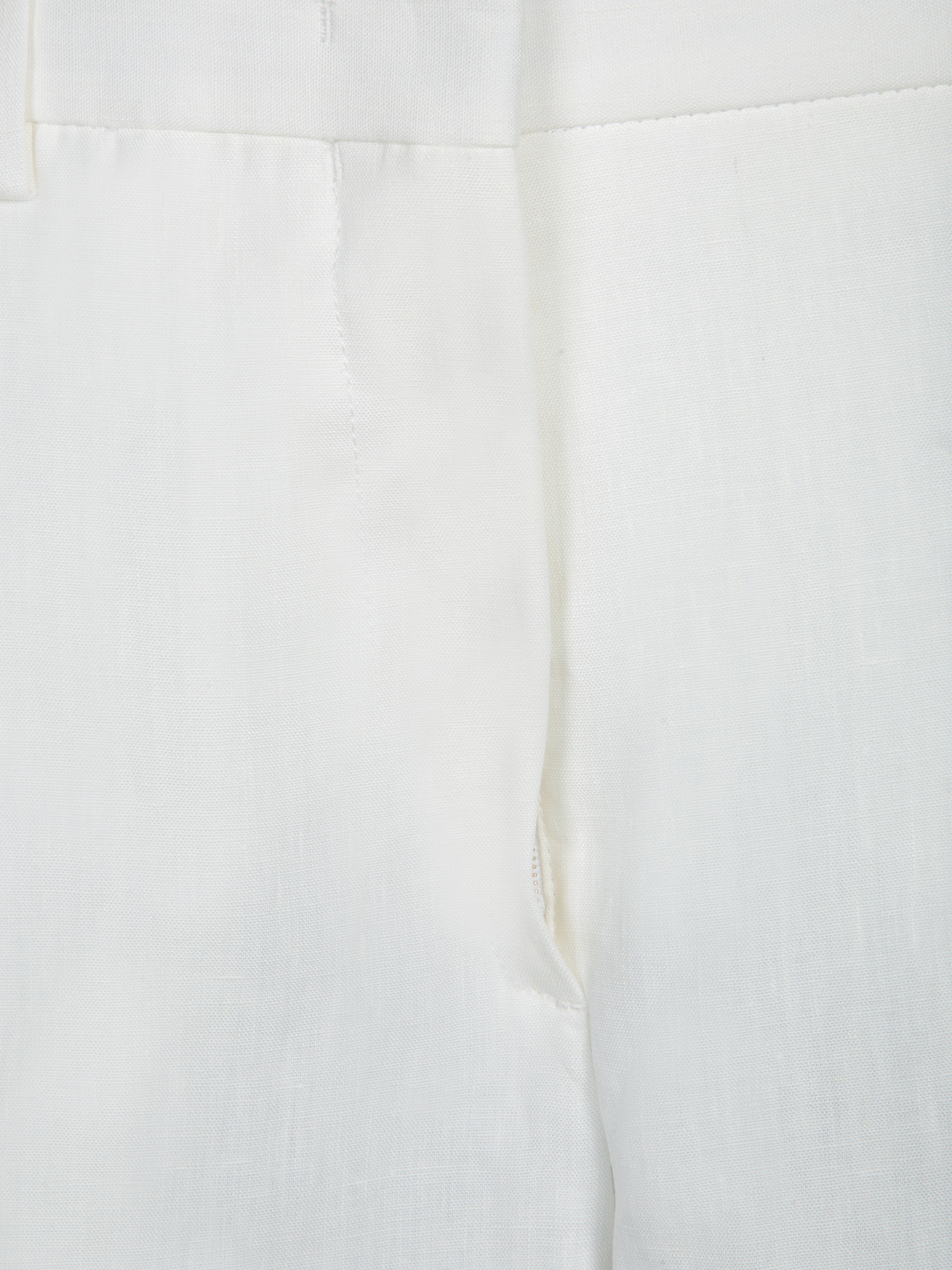 Paul Smith High-waisted Cream Trousers With Tailored Cut