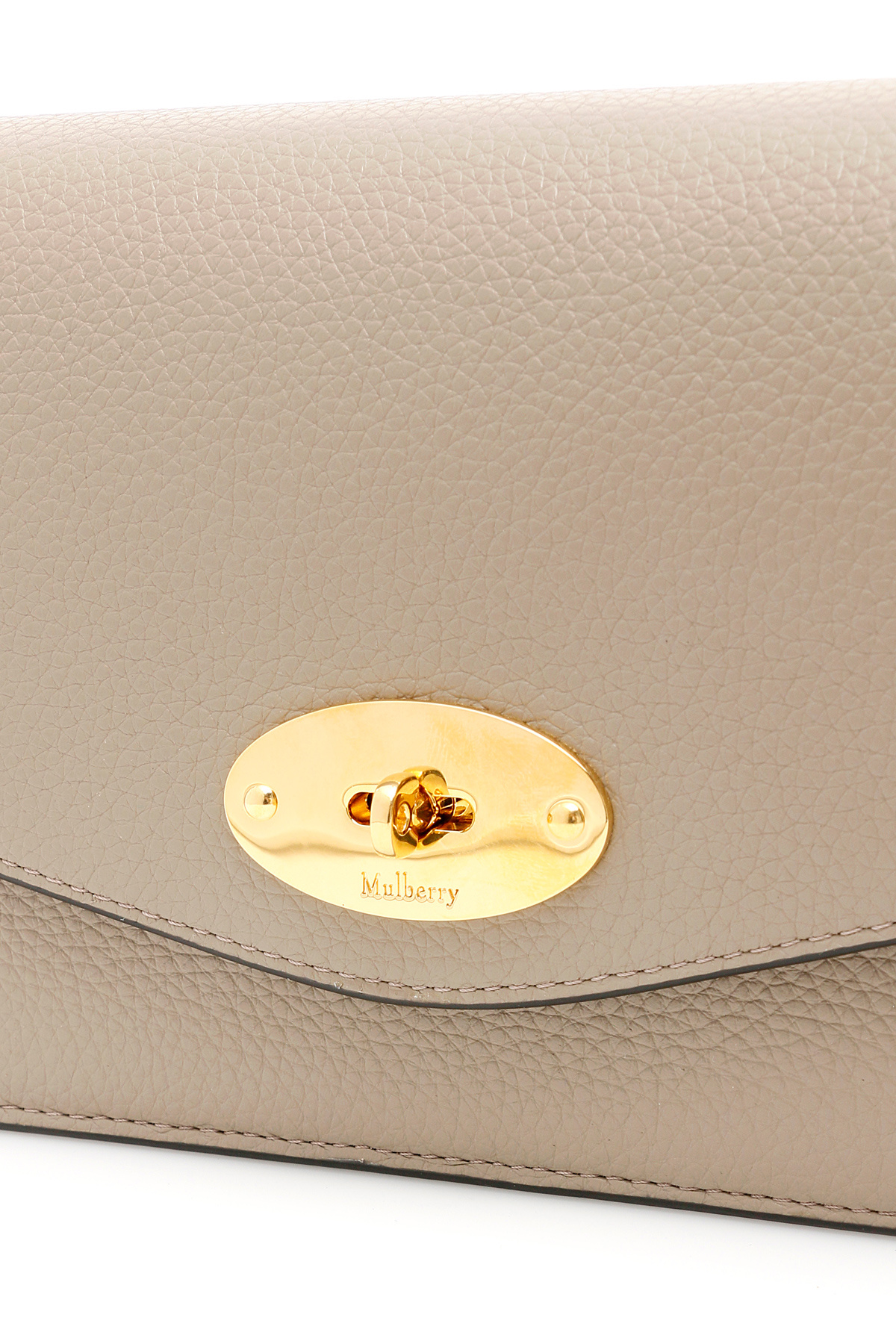 Shop Mulberry Small Darley Shoulder-bag In Gray