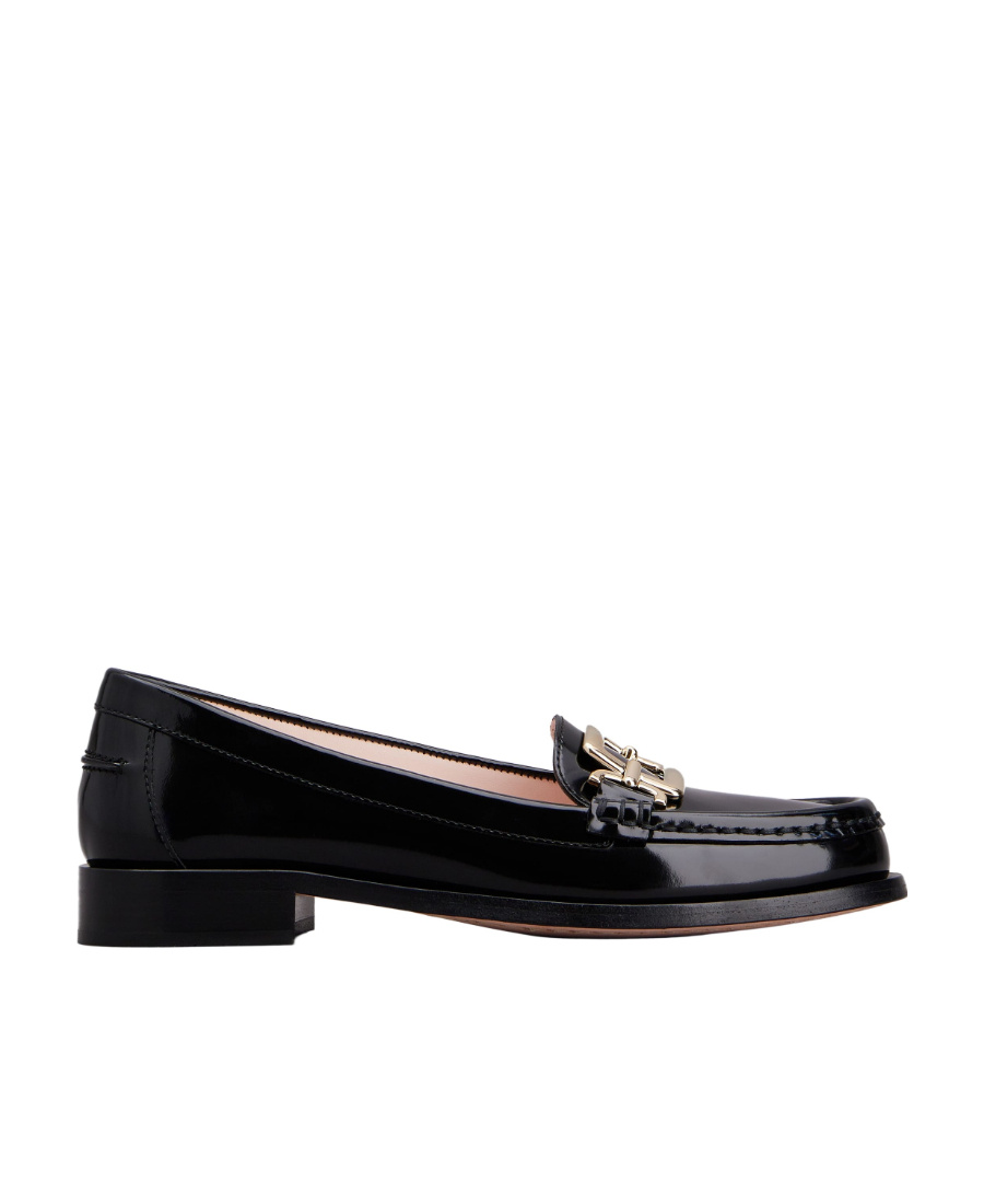 Roger Vivier Snap-on Loafers In Black