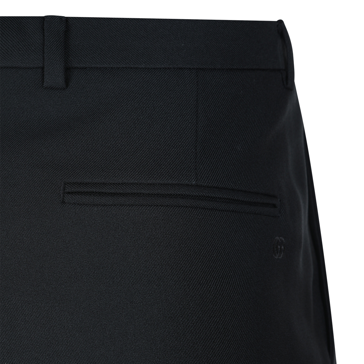 Gucci Belt-loop Casual Pants In Black