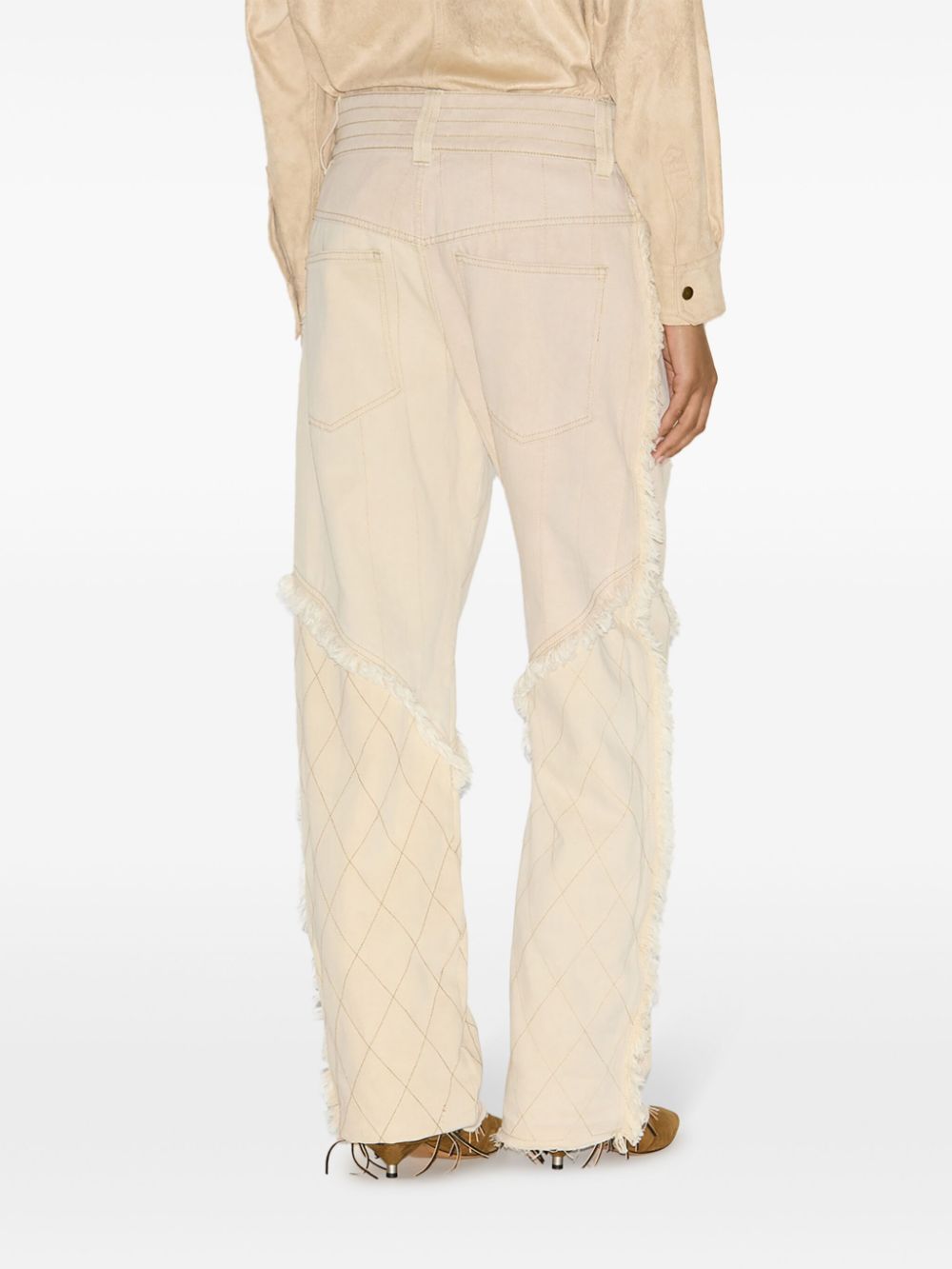 Shop Isabel Marant Shanila Pants In Nude