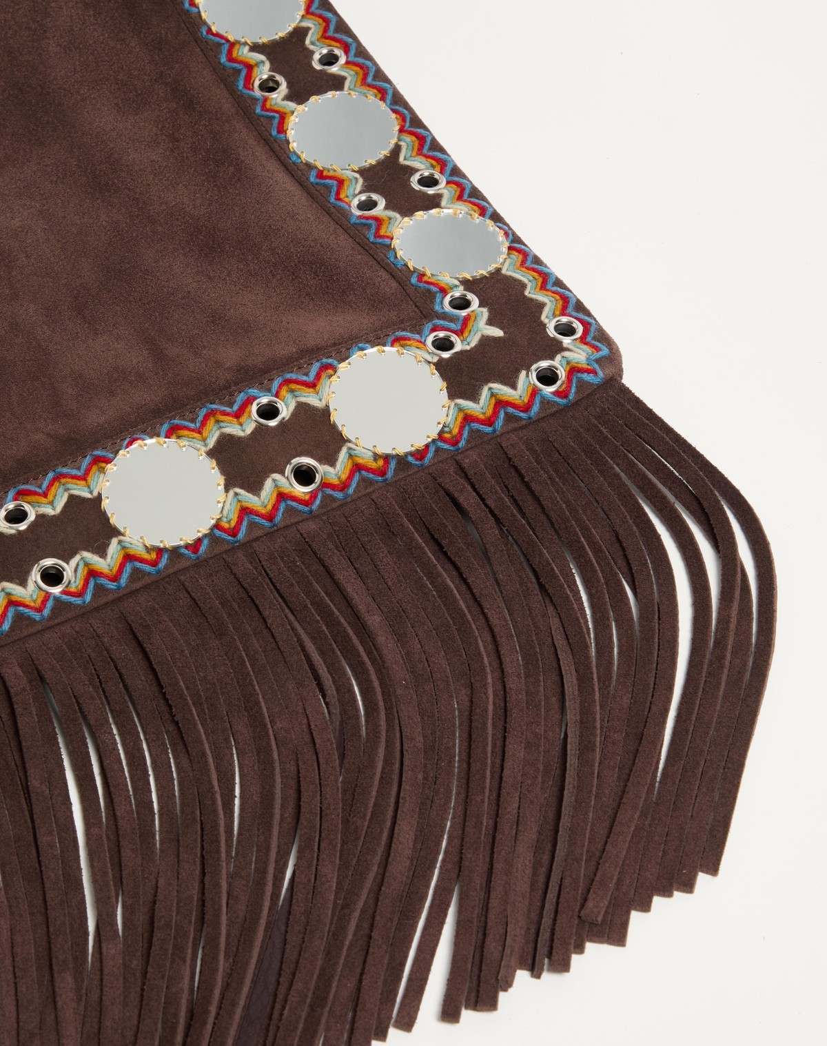 Valentino Tassel Shoulder Bag In Black