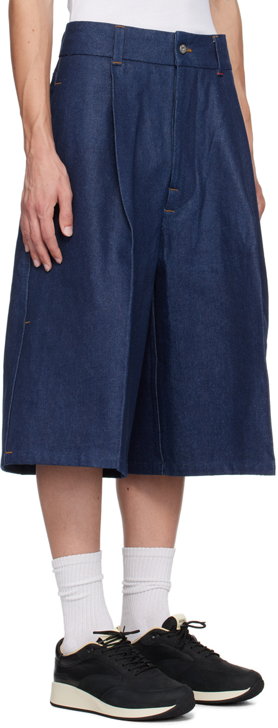 JACQUEMUS LA CASA 'LE SHORT DE-NÎMES RAVELLO' DENIM SHORTS