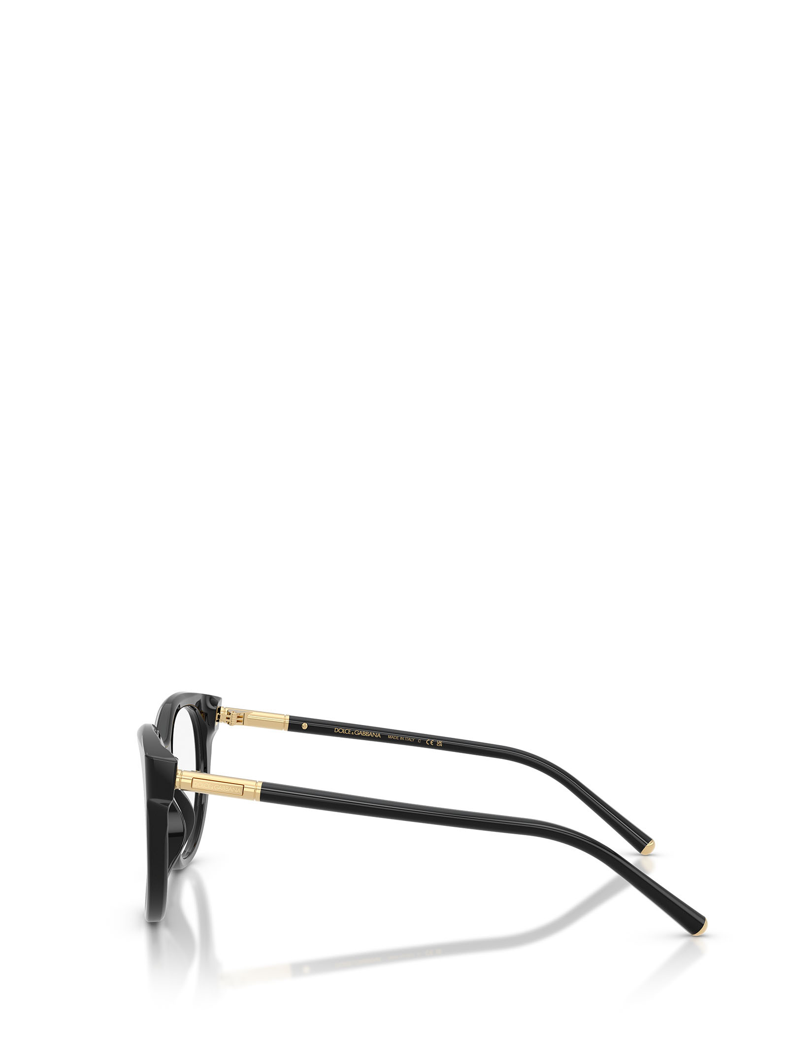 Dolce & Gabbana Full Frame Plain Mirror In Black