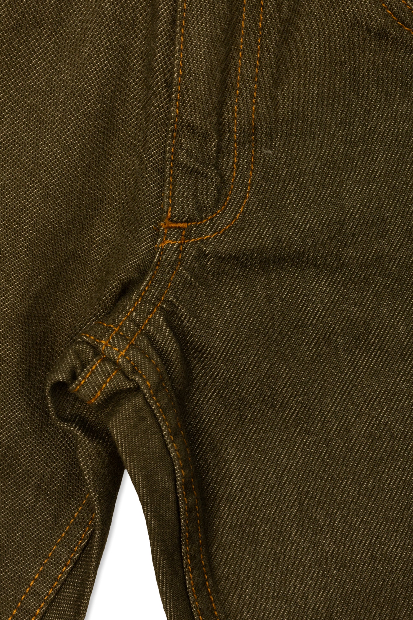 Bonpoint Jeans With Belt Loops In Green
