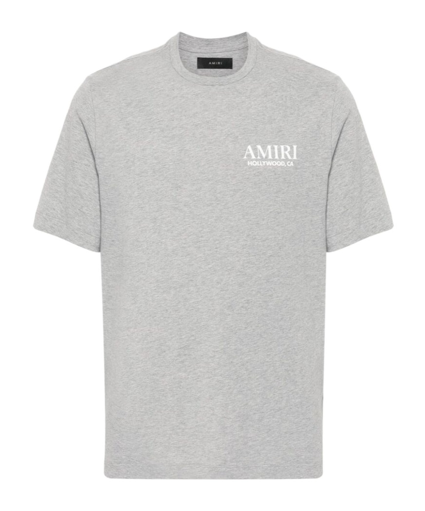 Amiri Bones Stacked Cotton T-shirt In White