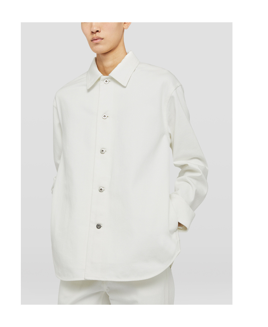 Jil Sander Buttoned Shirt In White