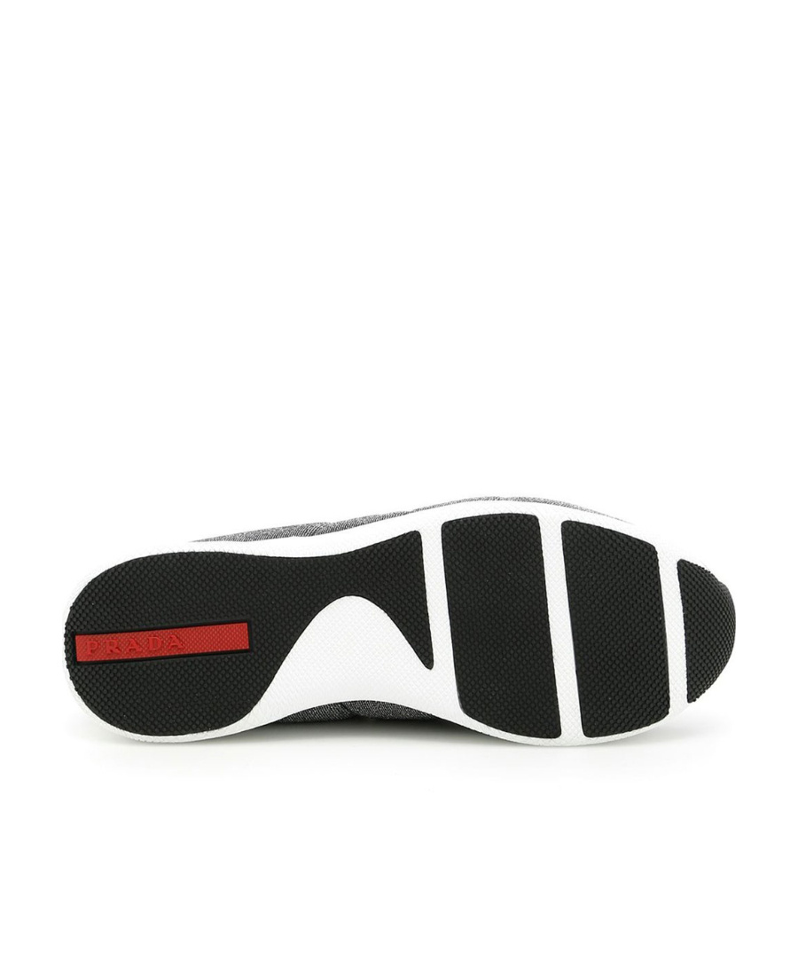 Prada Lace-up Sneakers In White