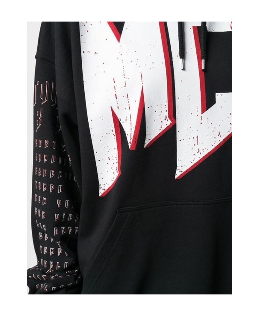 MCQ BY ALEXANDER MCQUEEN LOGO PRINTED HOODIE 