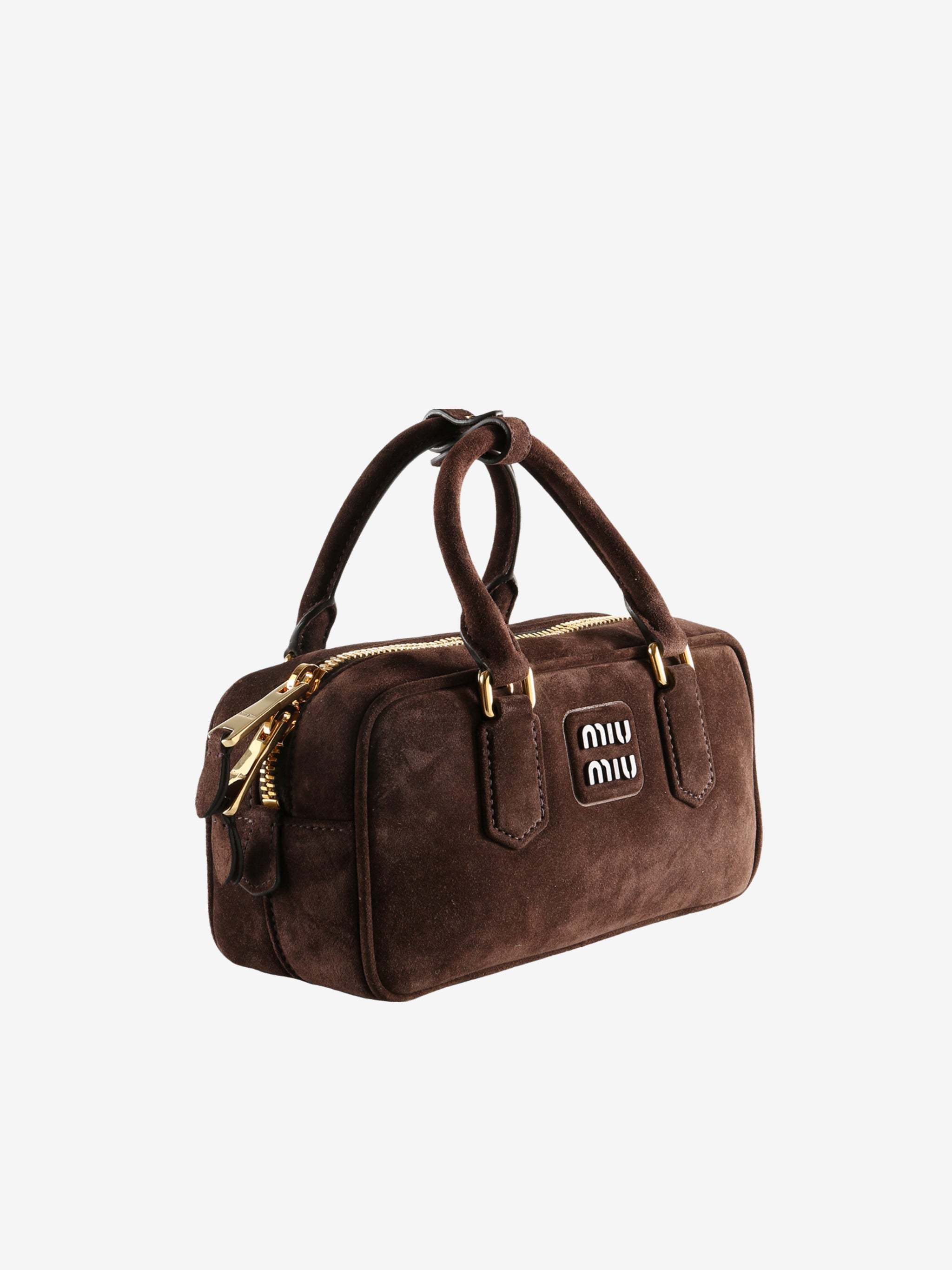 Miu Miu Arcadie Shoulder Bag In Black