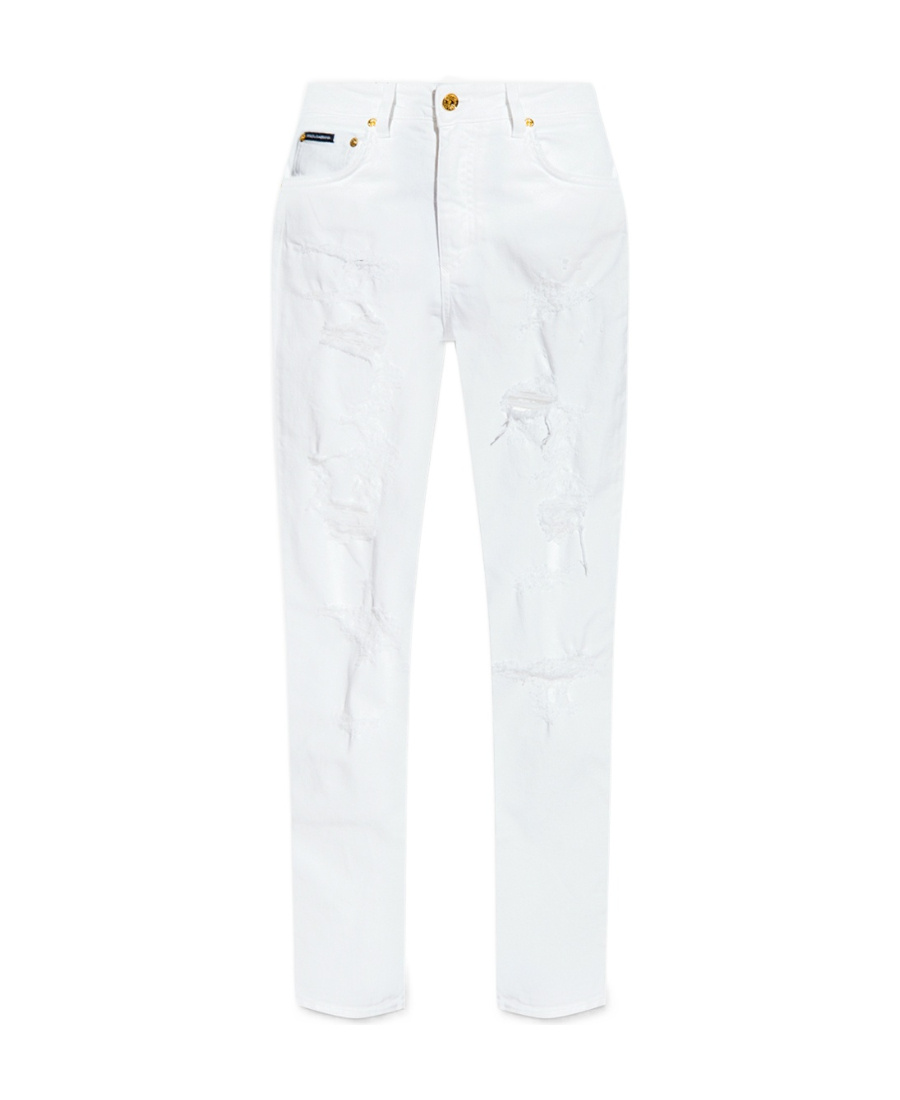 Dolce & Gabbana Denim Jeans With Pretty Fit In White