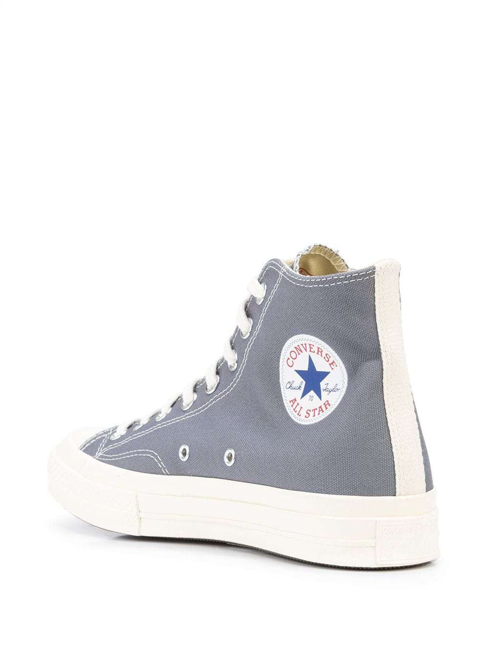 Shop Comme Des Garçons Play X Converse High-top Trainers In Gray