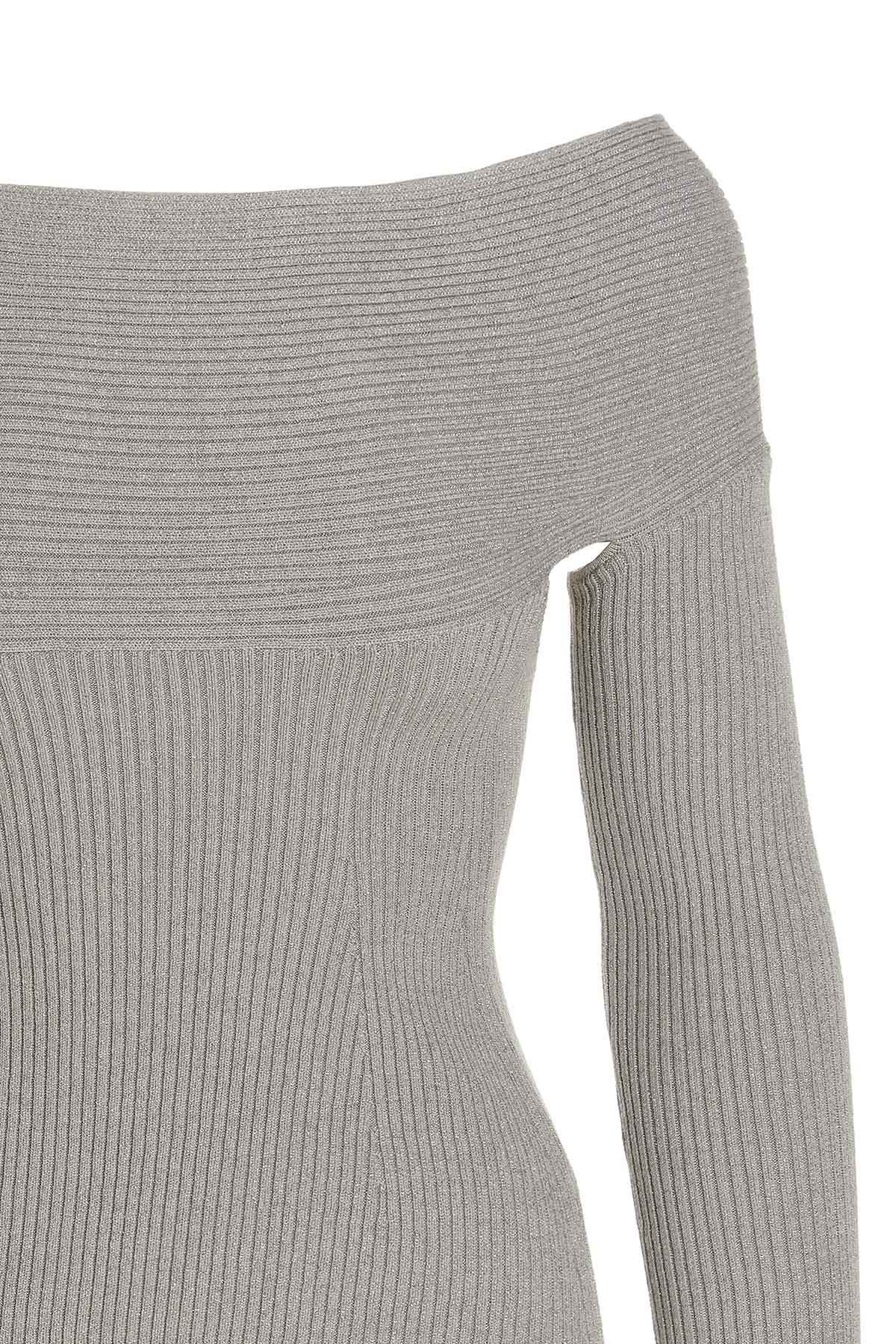 Khaite Salma Open-back Top In Gray