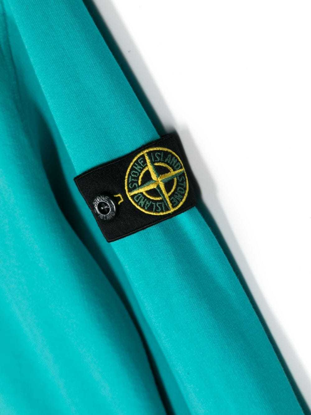 Stone Island Compass-badge Sweatshirt In Green