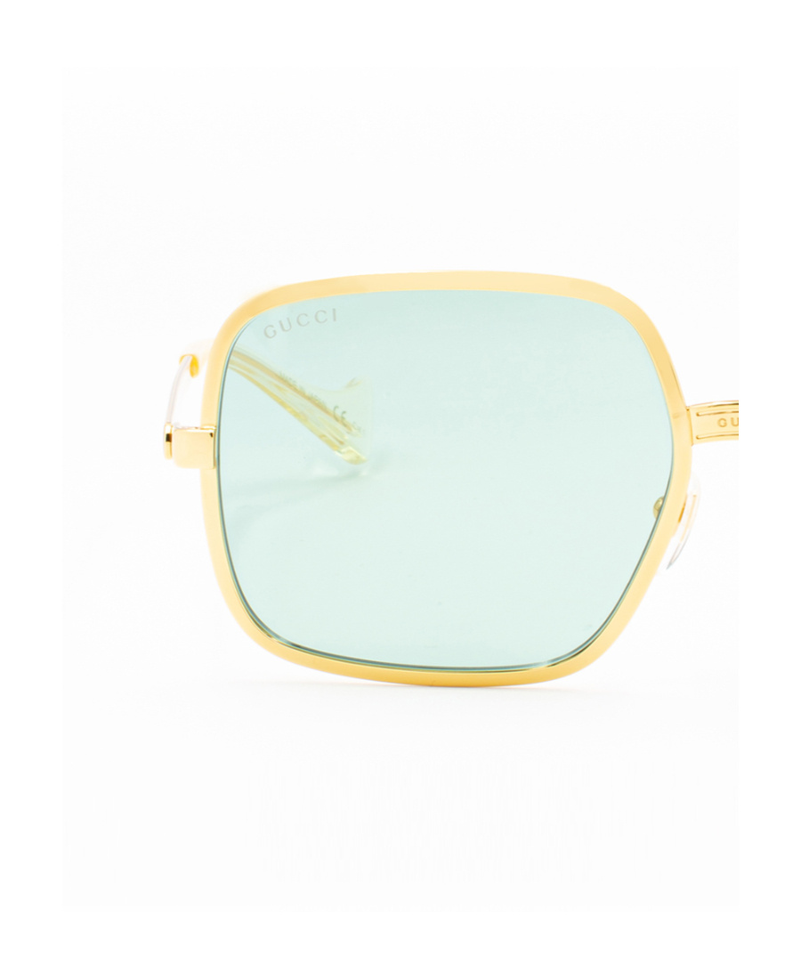 Shop Gucci Oversize Square-frame Sunglasses In White