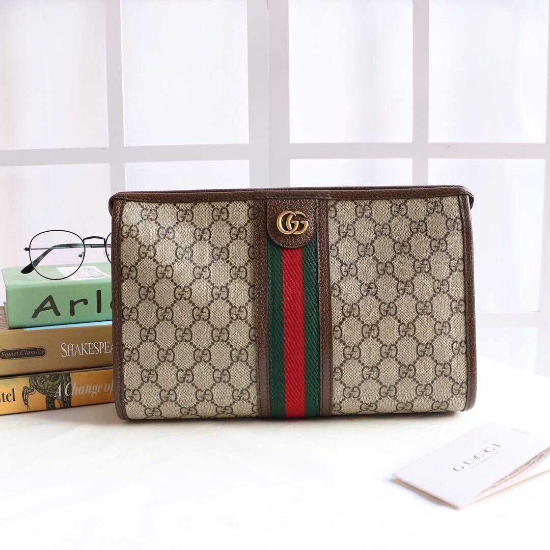GUCCI OPHIDIA GG TOILETRY CASE