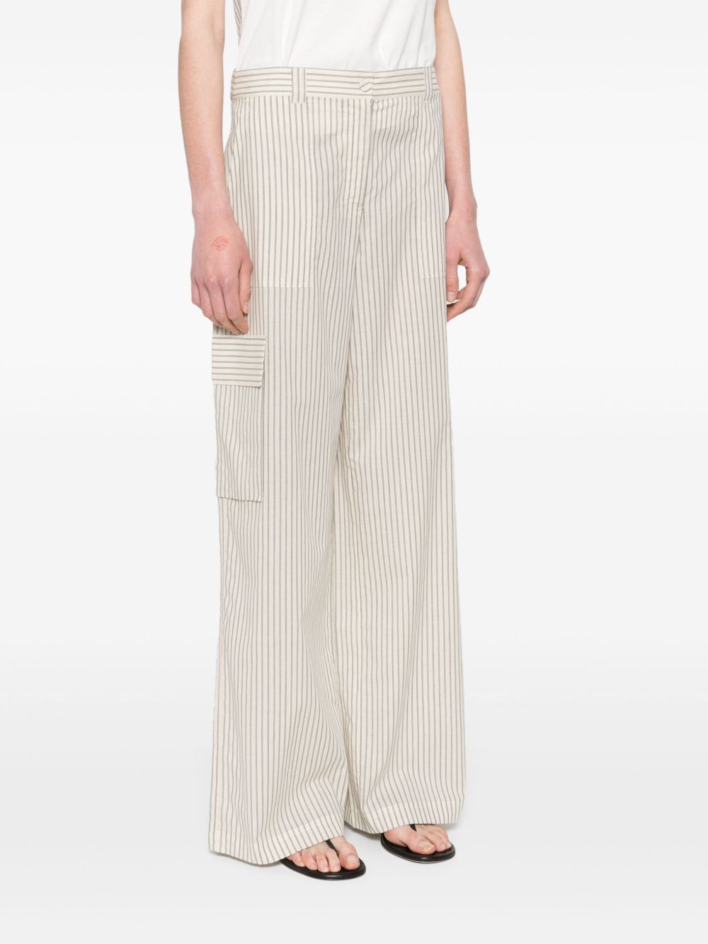 Shop Twinset Striped Trousers