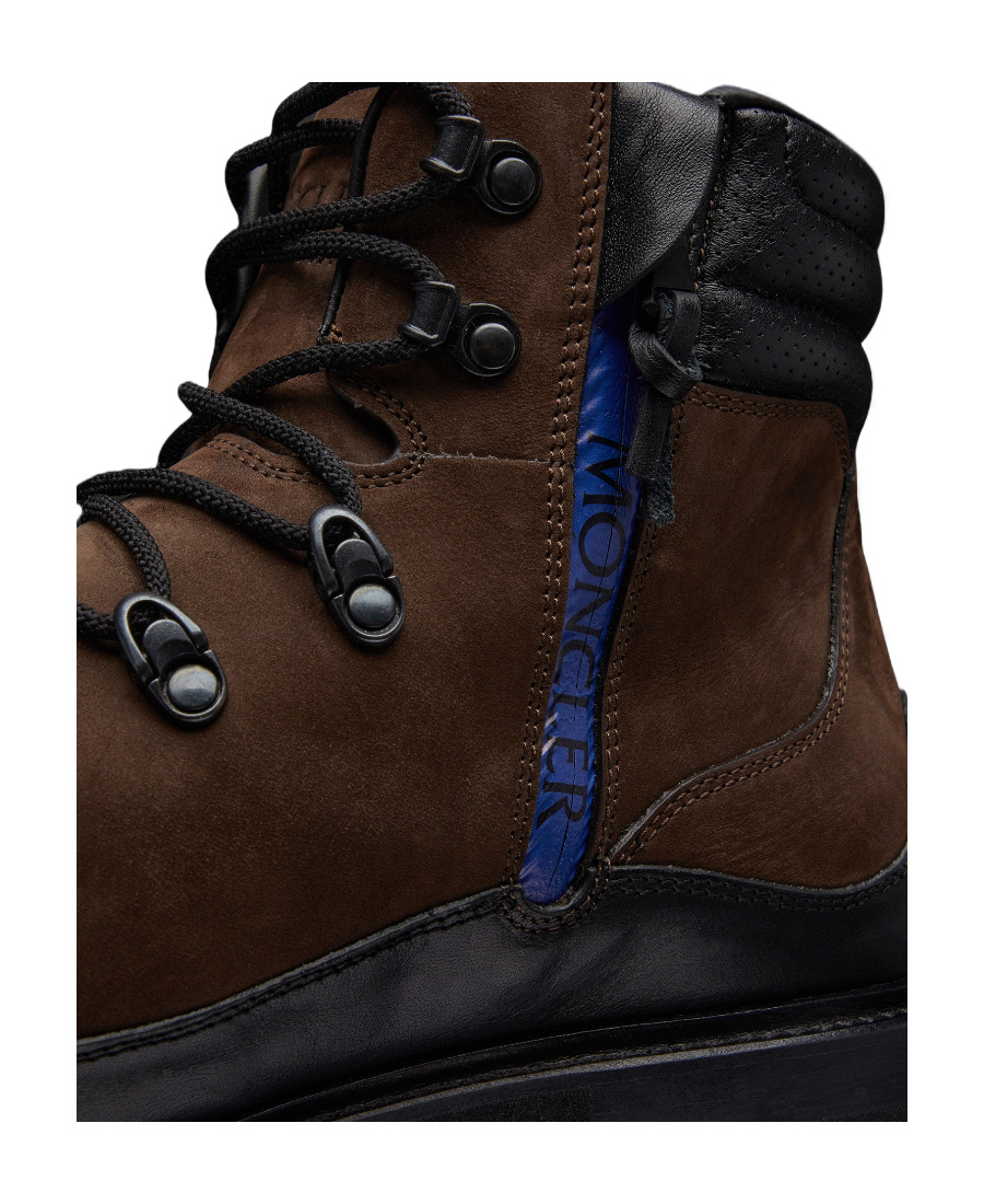 Moncler Peka Trek Hiking Boots Multicolour In Black