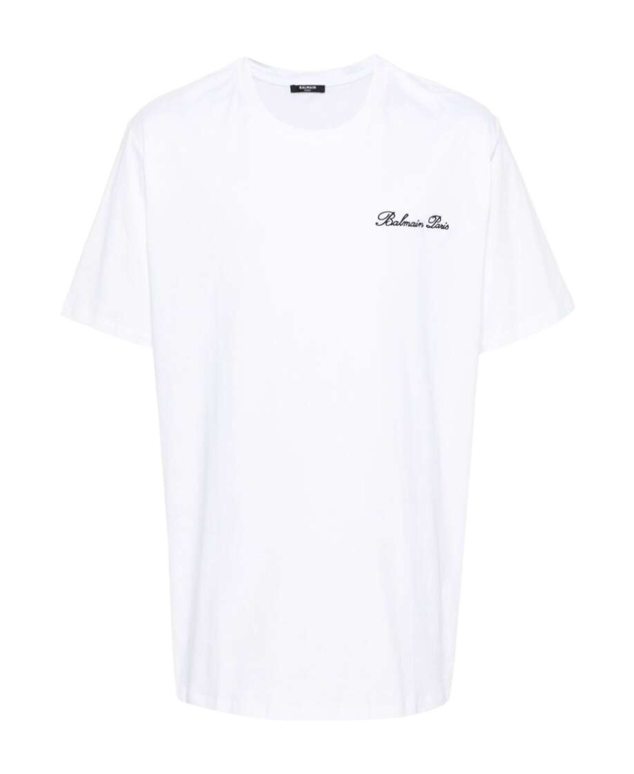 Balmain Cotton T-shirt In White