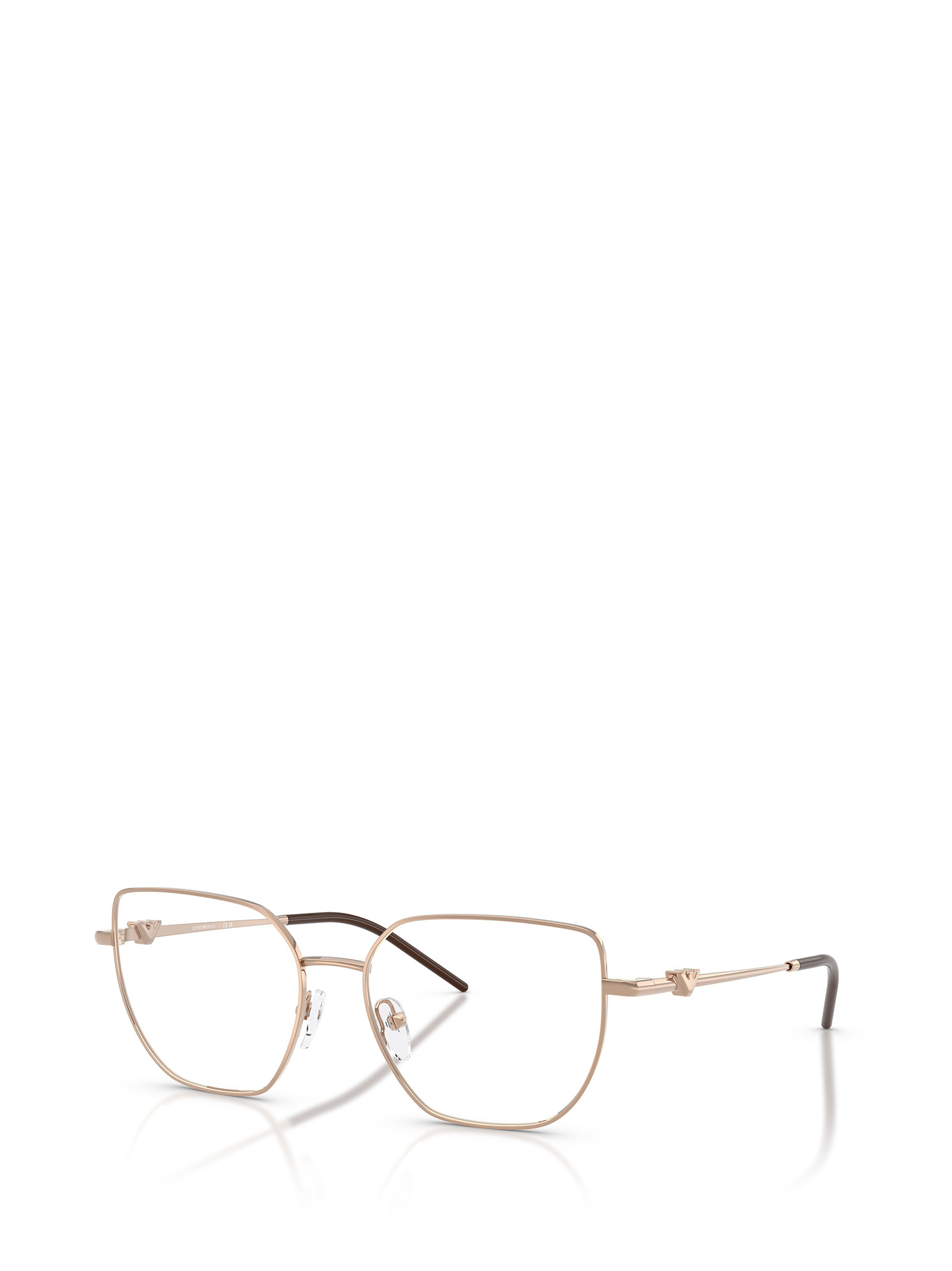 Emporio Armani Full Frame Plain Mirror In Gold