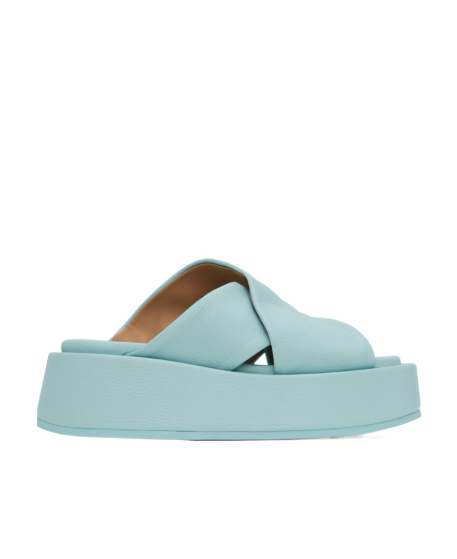 Marsèll Chunky Platform Slip-on Sandals In Blue