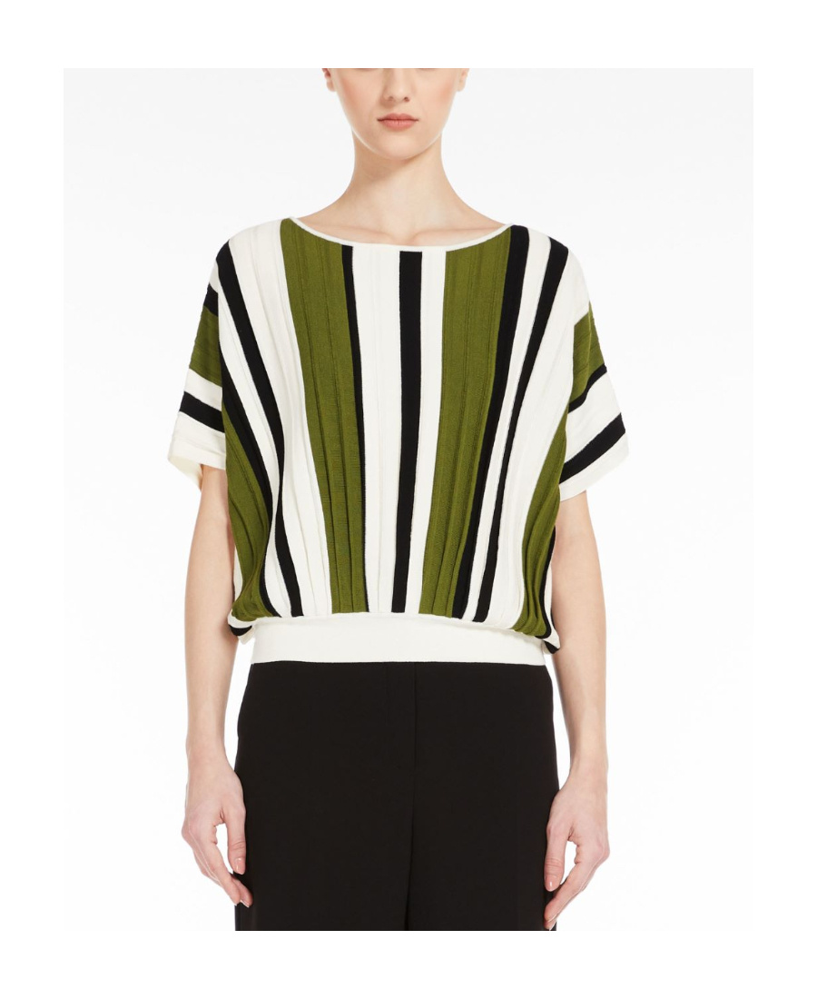 Weekend Max Mara Logo Sleeveless Sweater In White