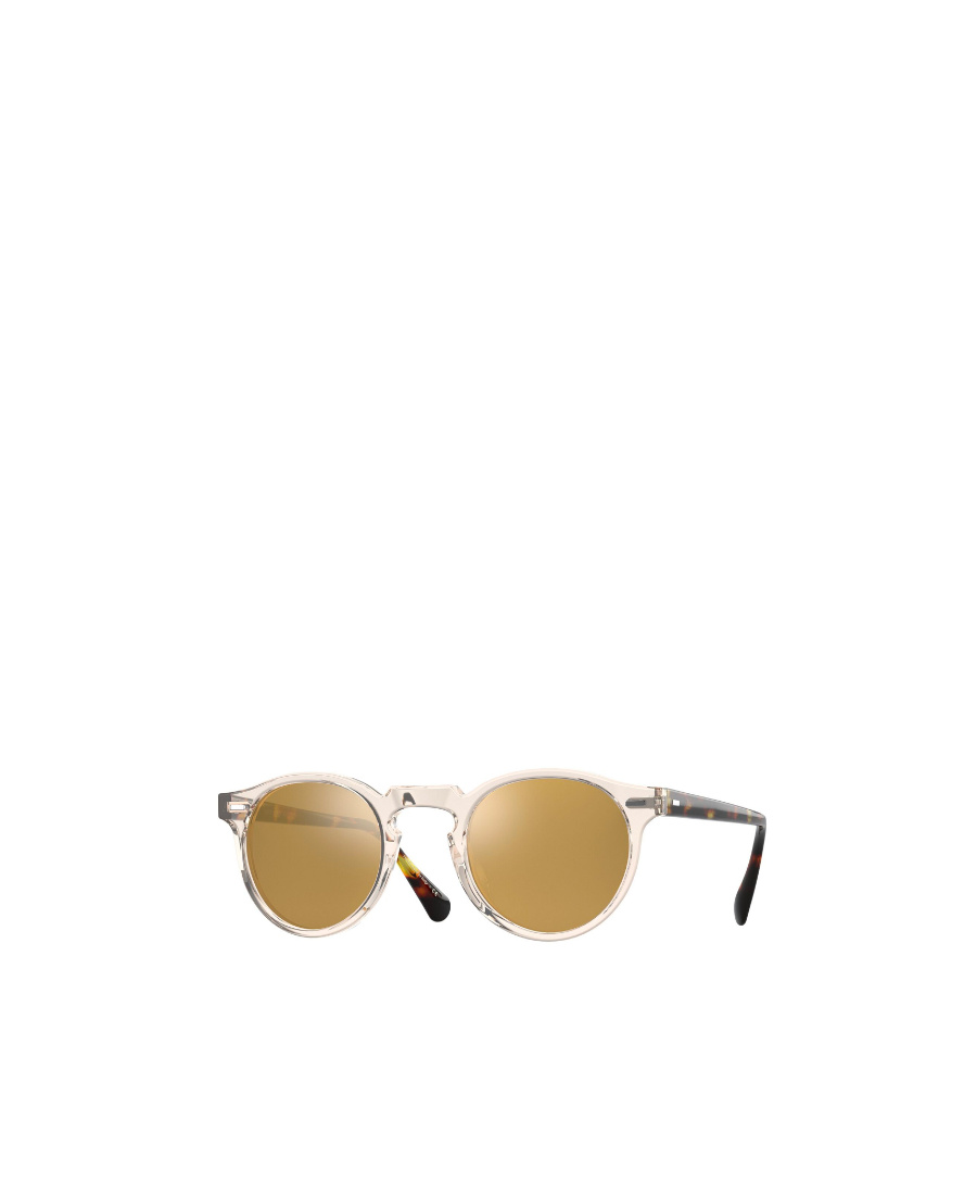 OLIVER PEOPLES ROUND FRAME SUNGLASSES 