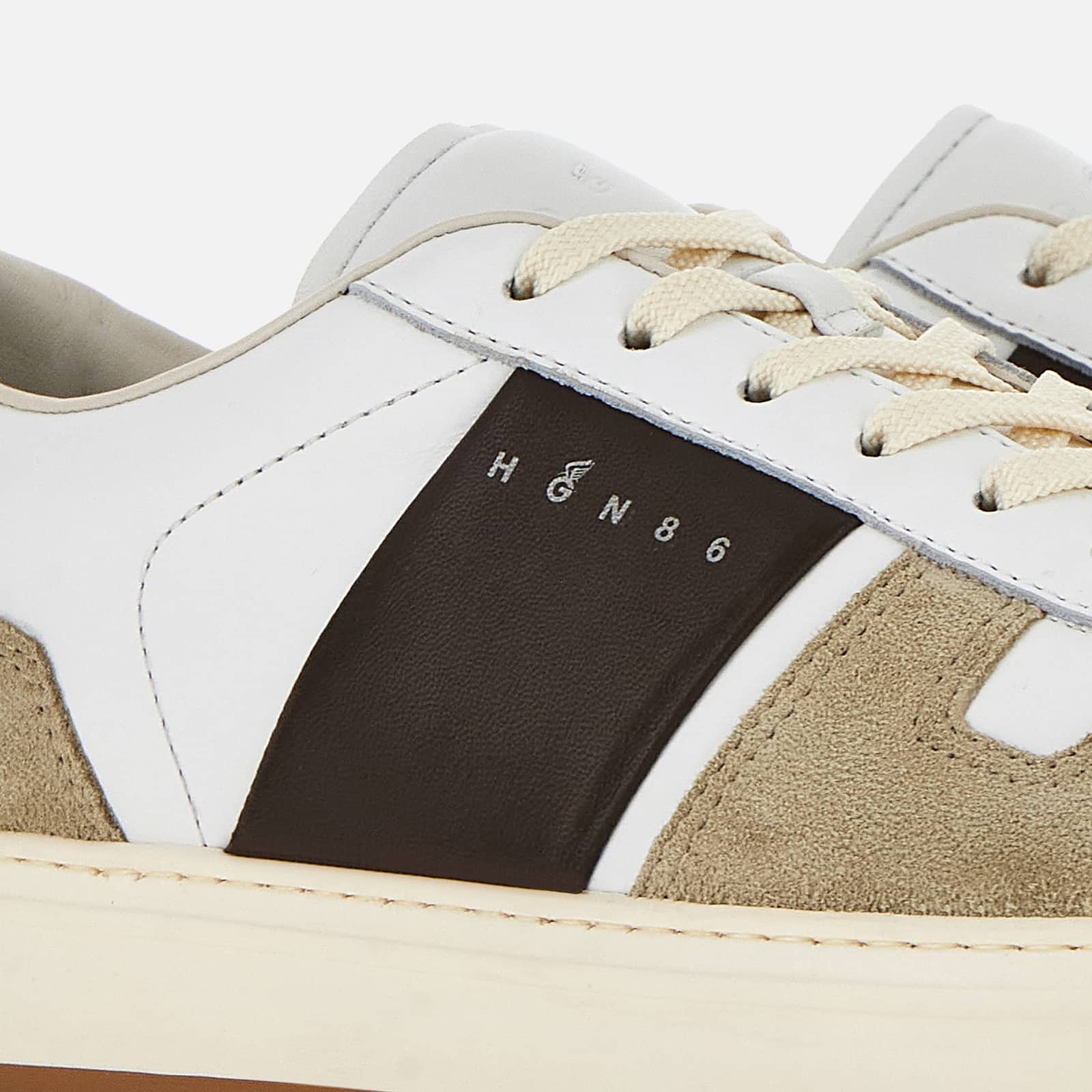 Hogan Men's H668 Sneakers In Brown