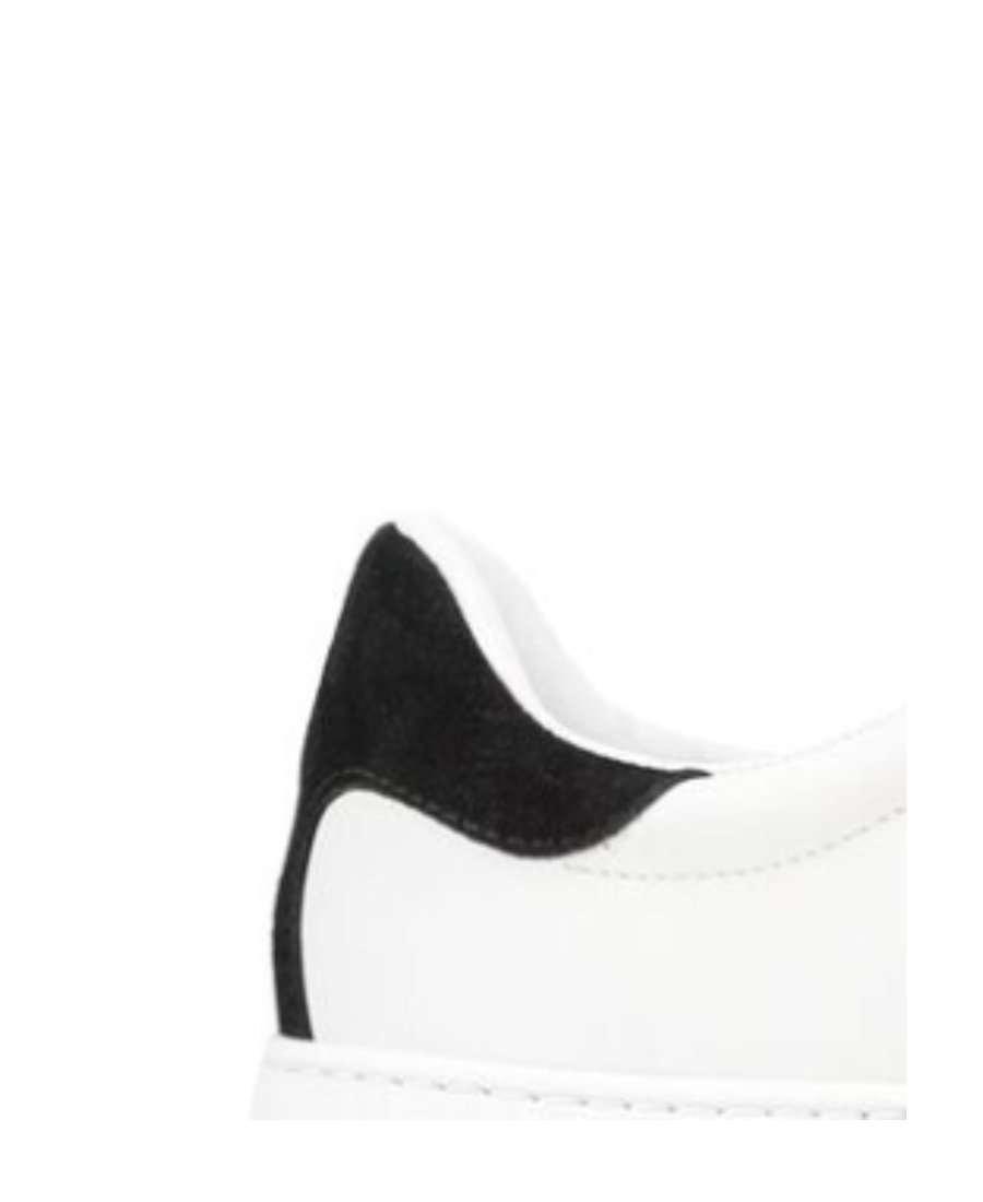 Ferragamo White Sneakers With Gancini Print On The Side And Contrasting Heel In Leather Man In White