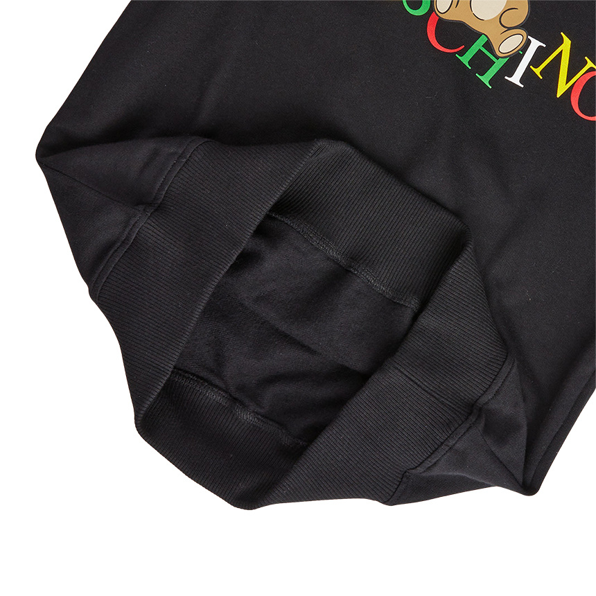 Moschino Long Sleeve Sweatshirt In Black