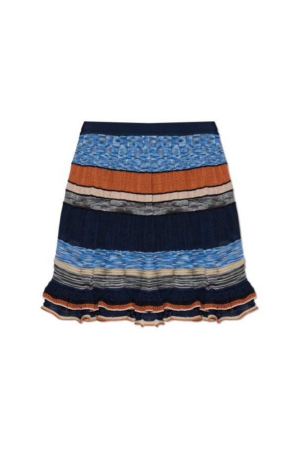 Shop Ulla Johnson Eios Midi Skirt In Black