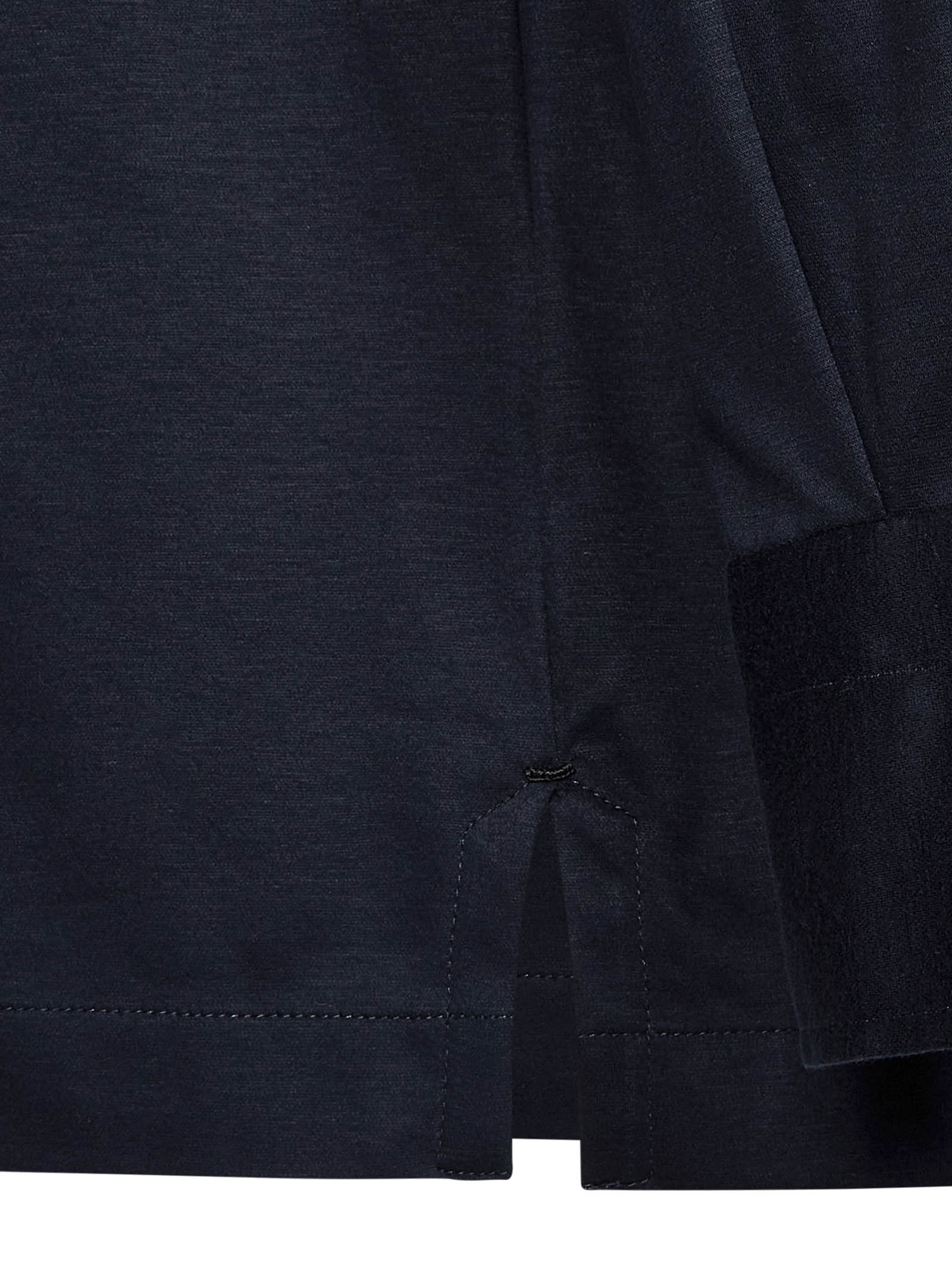 Shop Kiton Long-sleeved Polo Shirt In Black