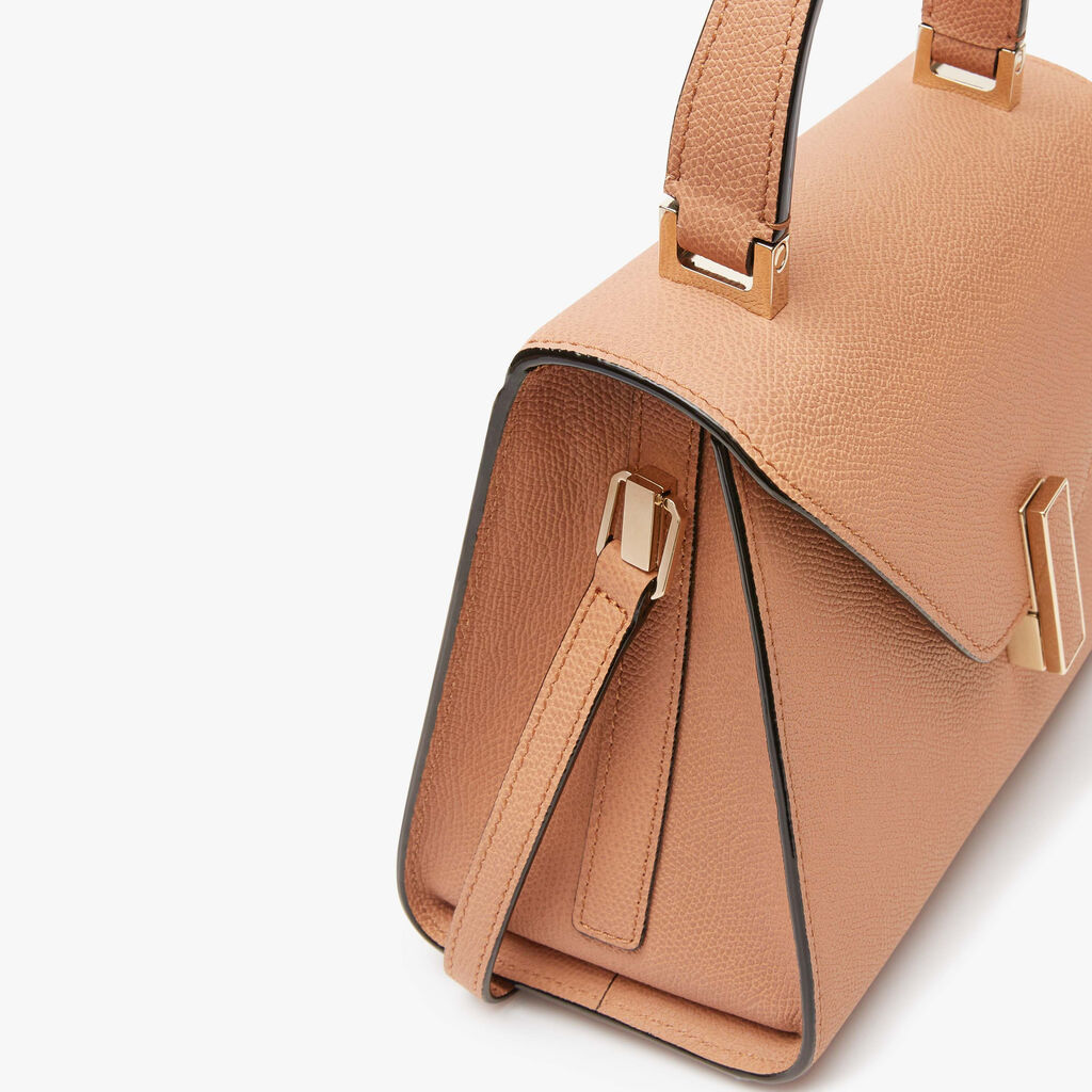 Valextra Iside Top Handle Mini Bag In Pink