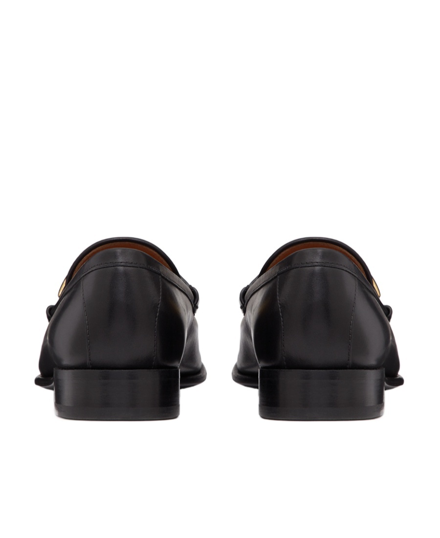 Valentino Vlogo Gate Loafers In Black