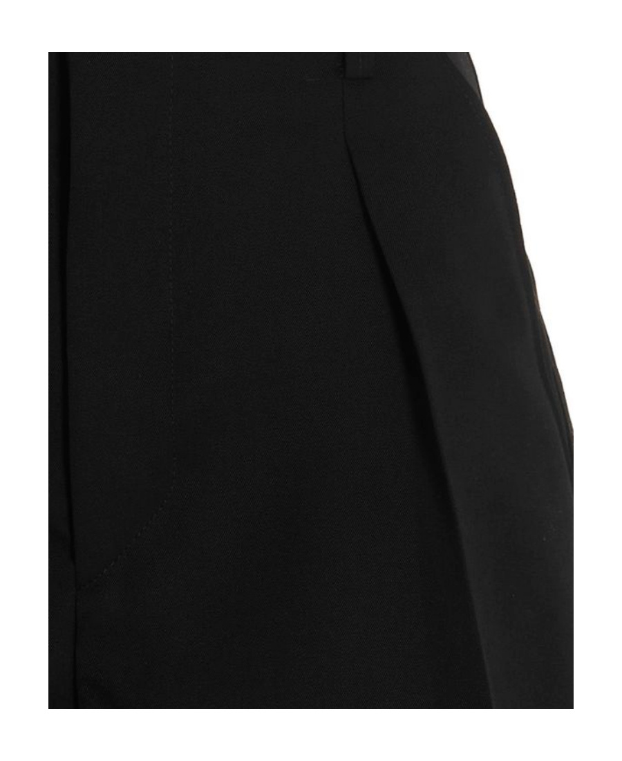 Isabel Marant Locea Wool Twill Shorts In Black