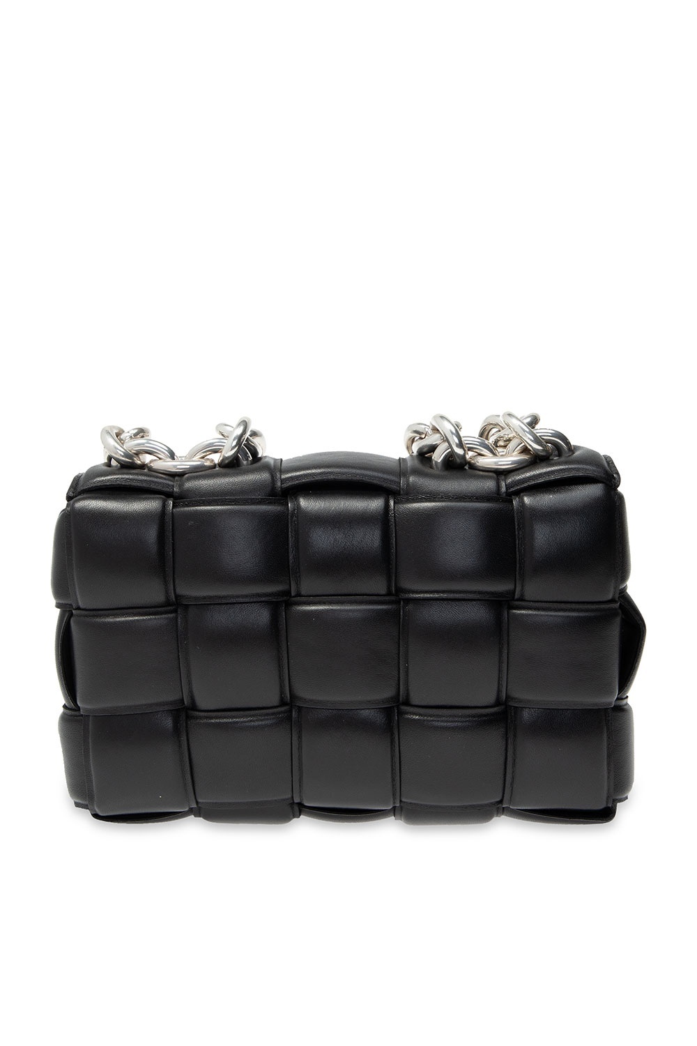 Bottega Veneta Chain Cassette Shoulder Bag In Black