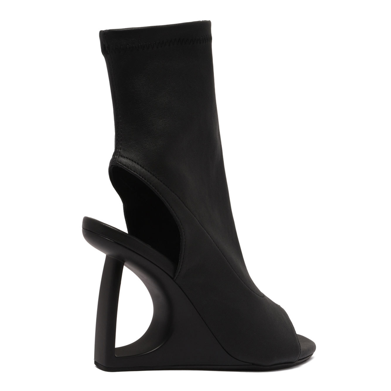 Vic Matie Pointed Open Toe Sandals In Black