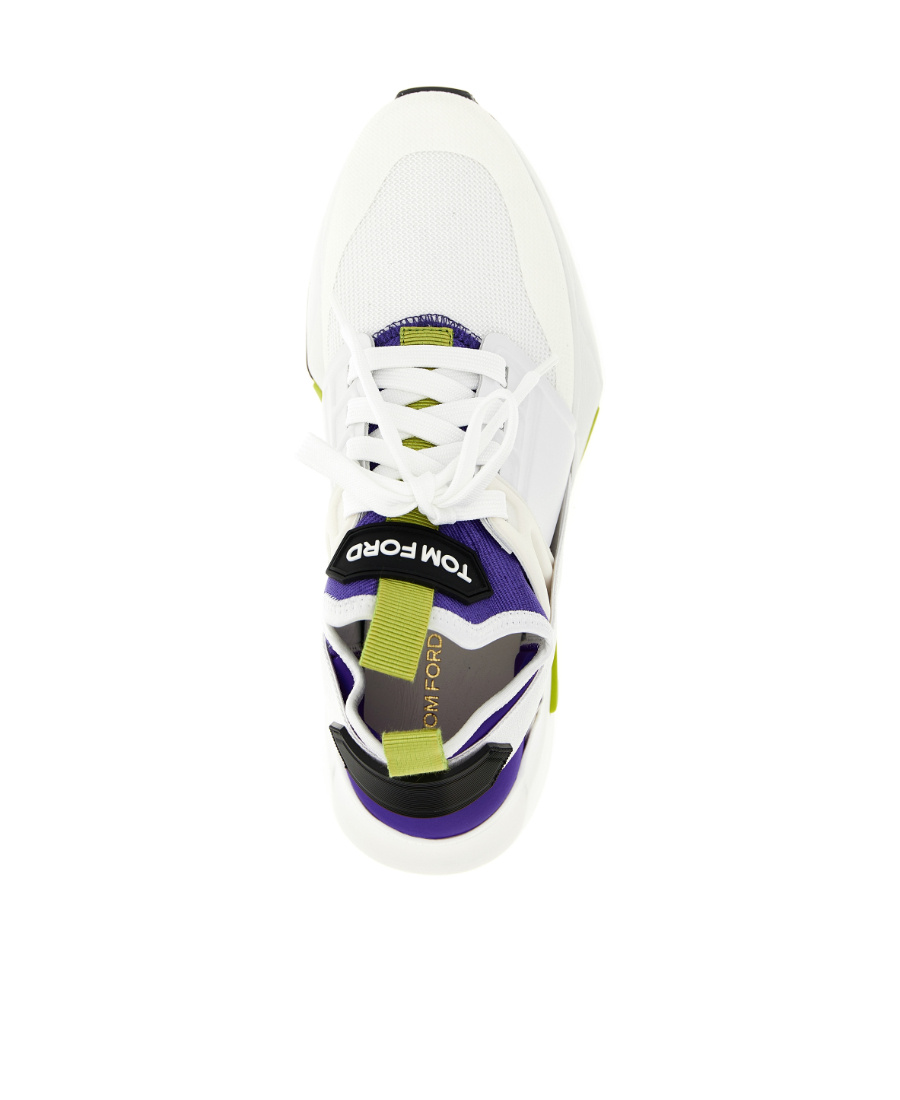 Tom Ford Man Sneakers White Size 11 Textile Fibers In White