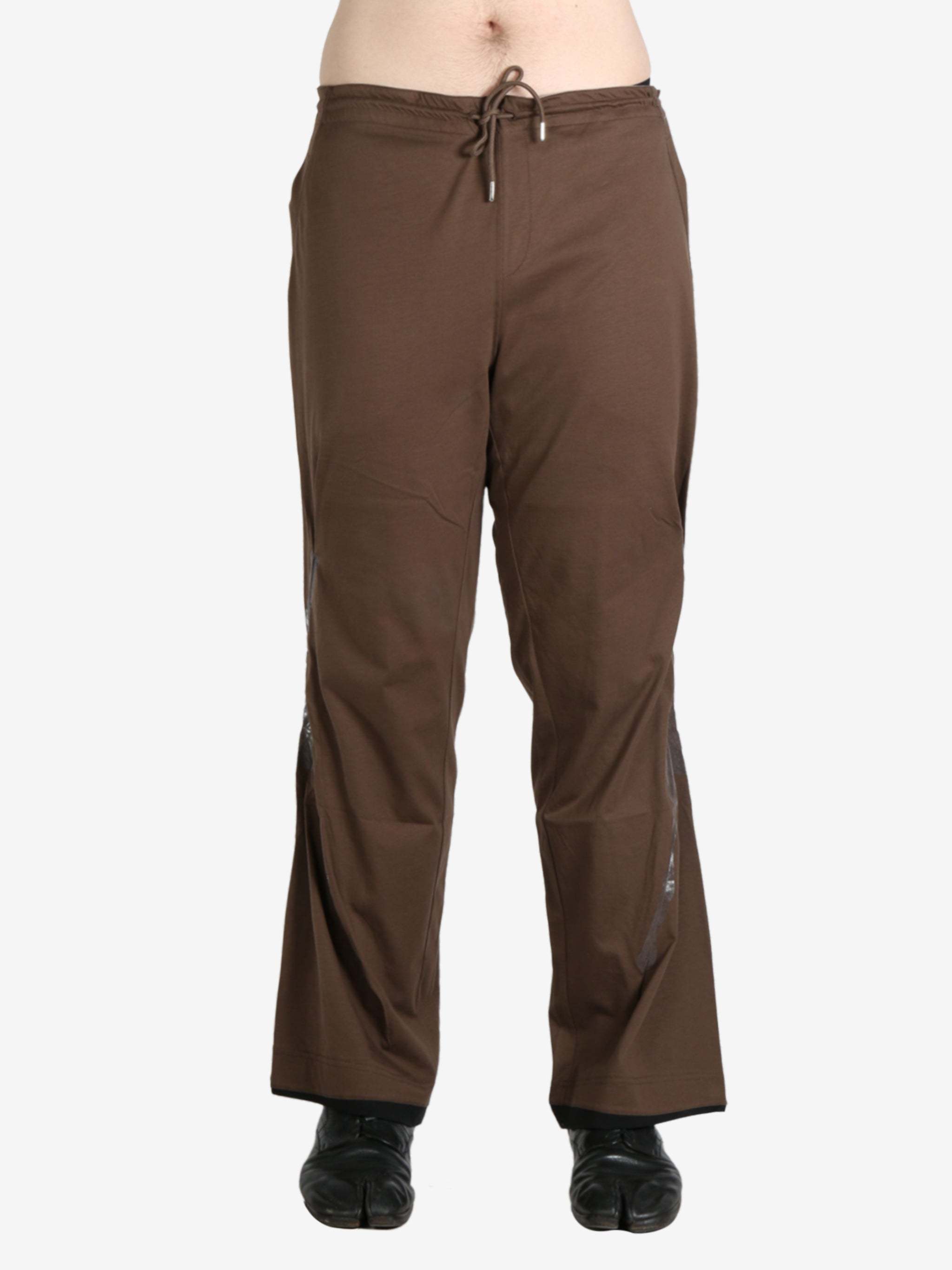 Kiko Kostadinov Jersey Trouser In Brown