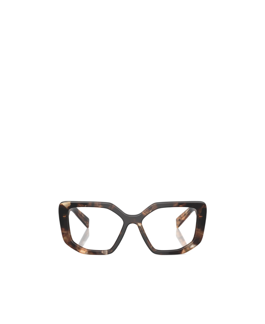 Prada Logo-print Cat Eye-frame Glasses In Multicolor