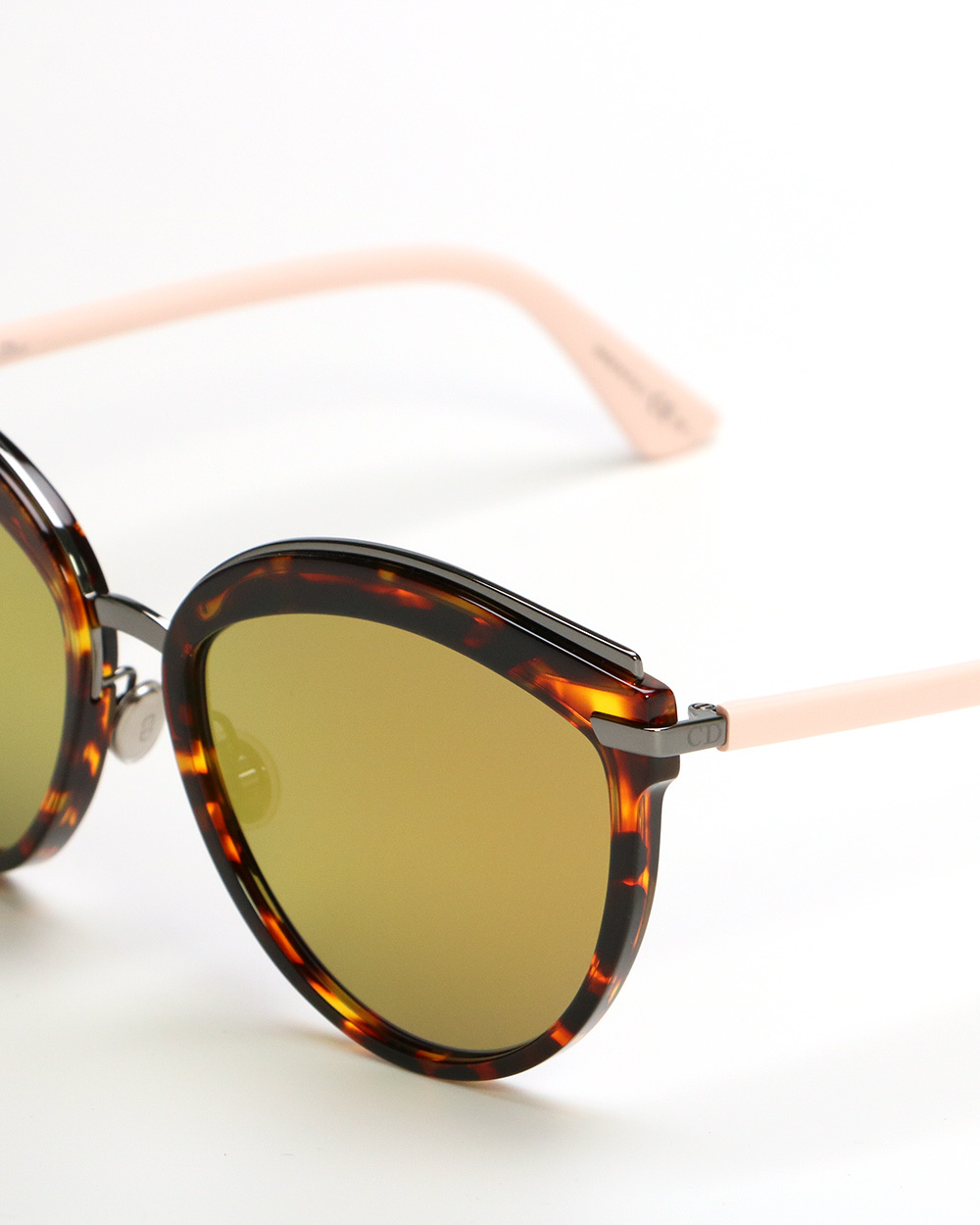 Dior Logo Sunglasses In Brown