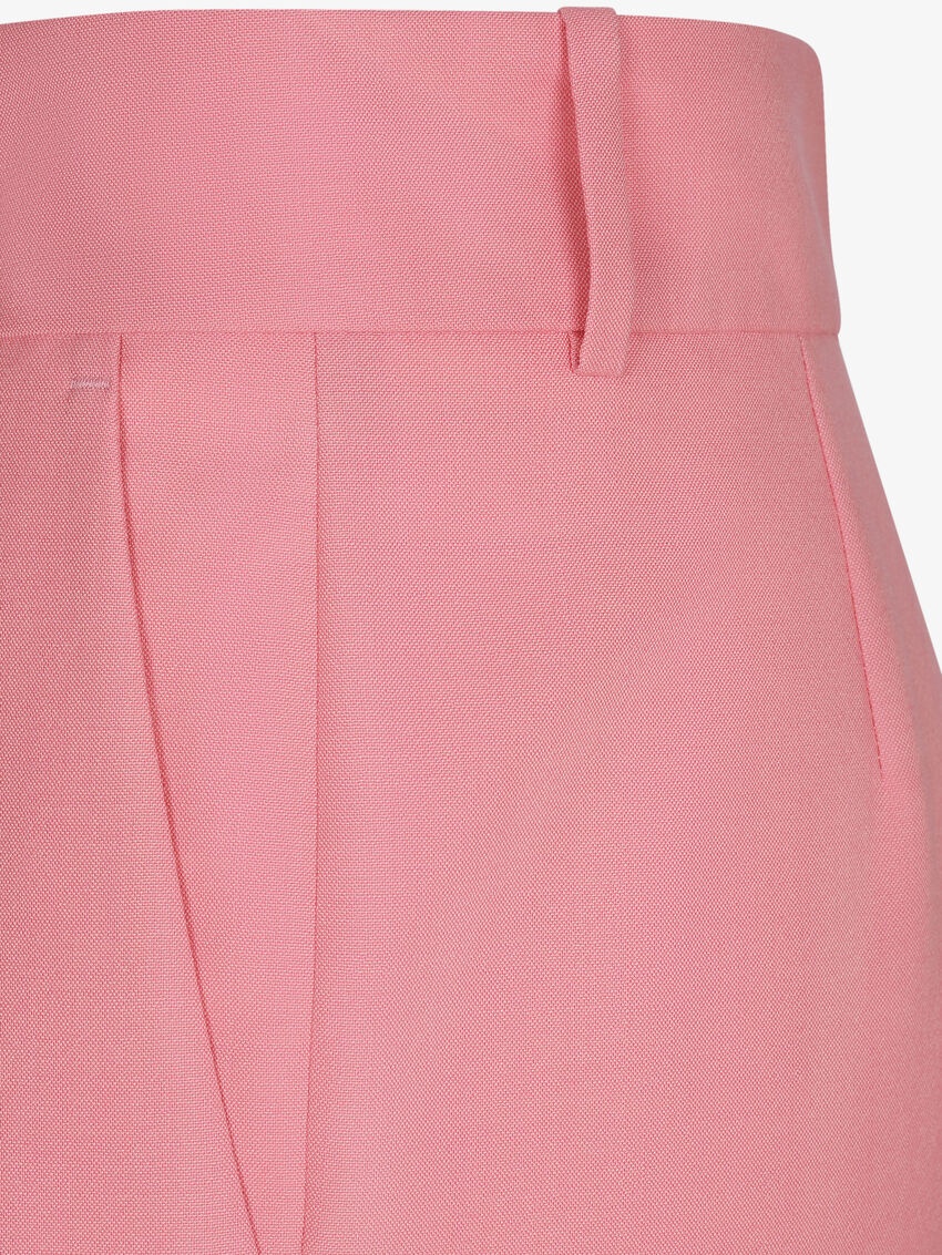Givenchy High-waisted Tailored Trousers In Pink