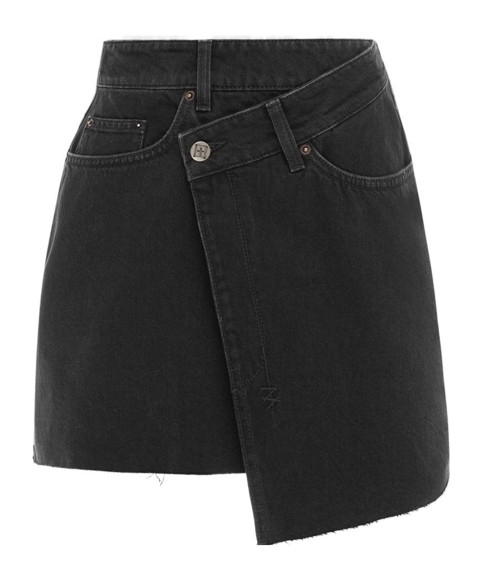 Ksubi Asymmetrical Skirt In Black ModeSens — free download