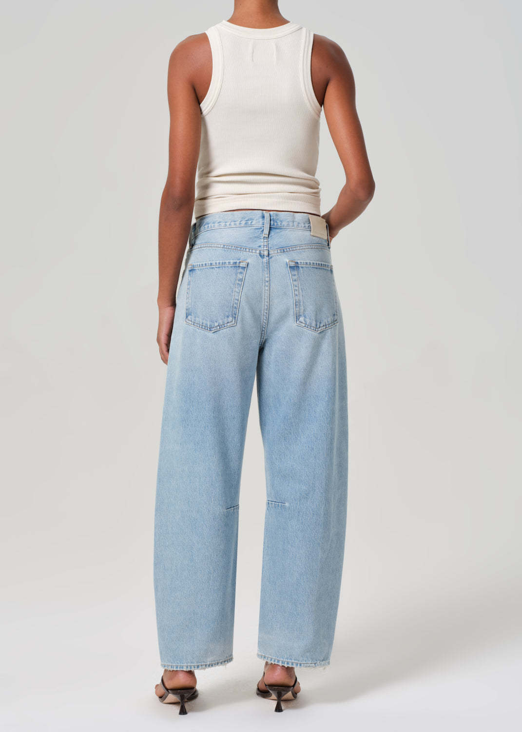 Citizen Of Humanity Citizens Of Humanity Miro High Waist Barrel Jeans In Blue